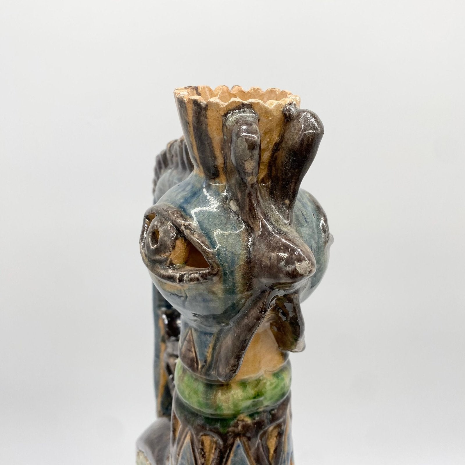CRUCHE "COCOTTE XXL" CÉRAMIQUE DE MANISES, 1950s