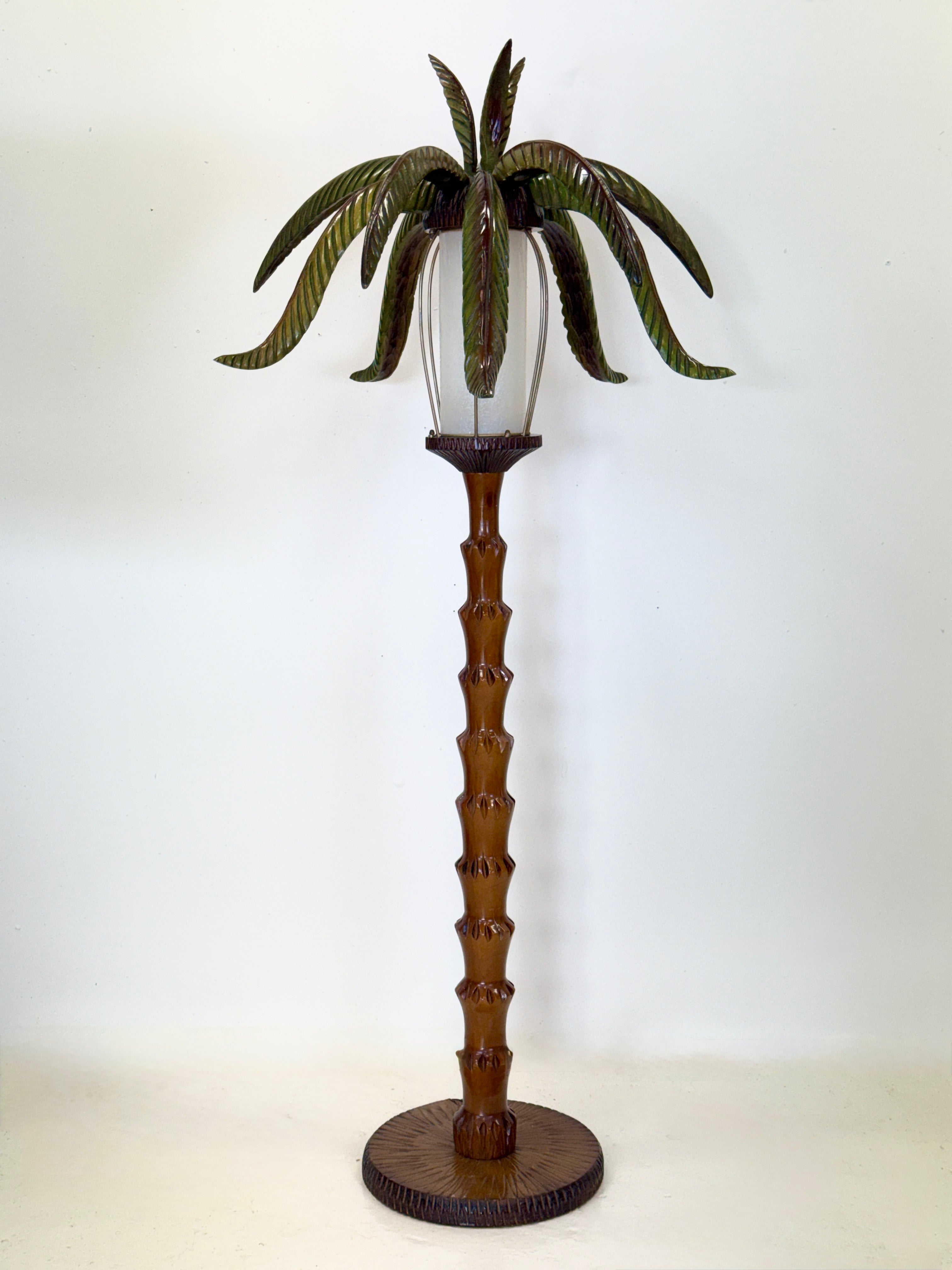LAMPADAIRE « PALMIER » — ALDO TURA, ITALIE, CIRCA 1960
