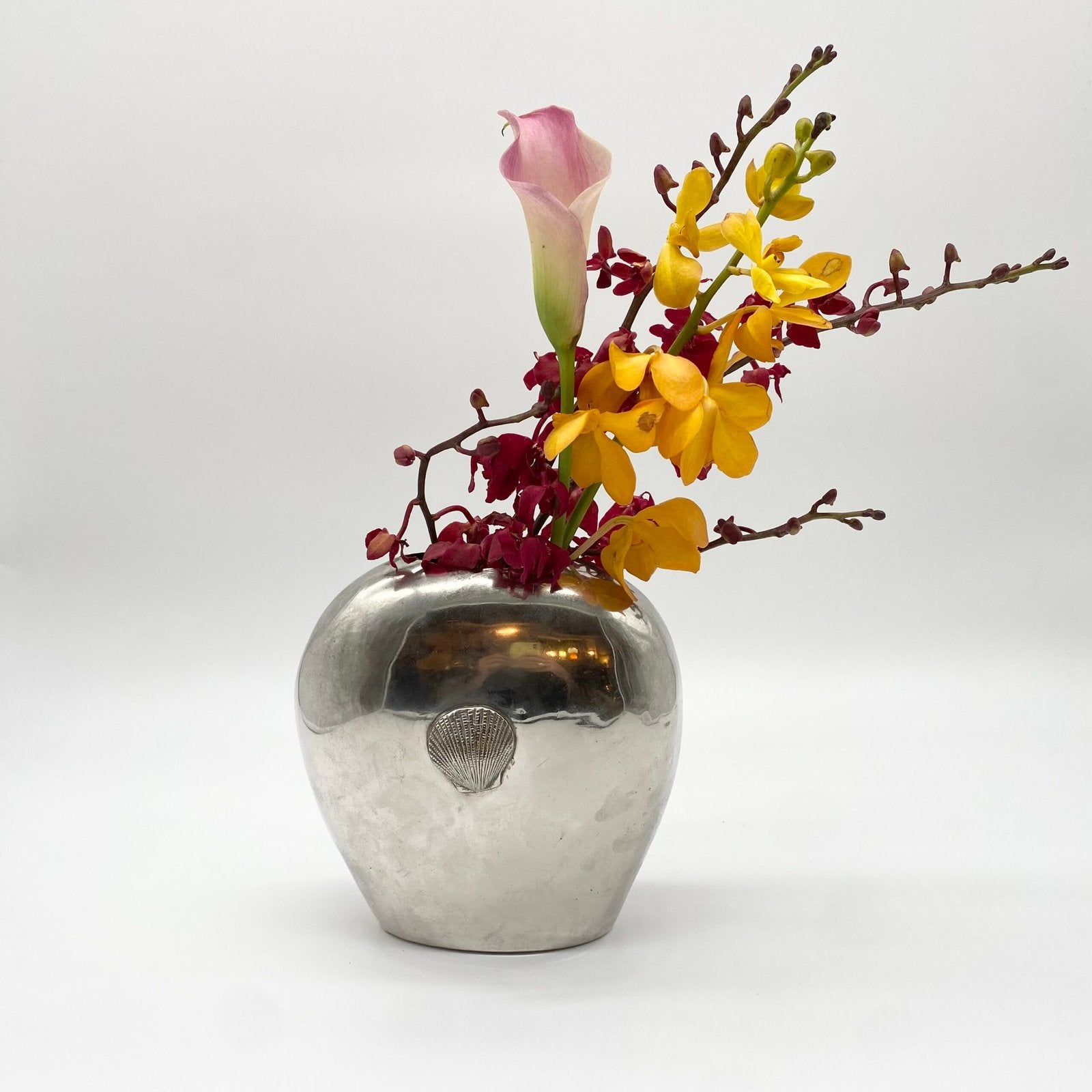 VASE "STAR SHELL" FONTE D’ALUMINIUM – 1980s