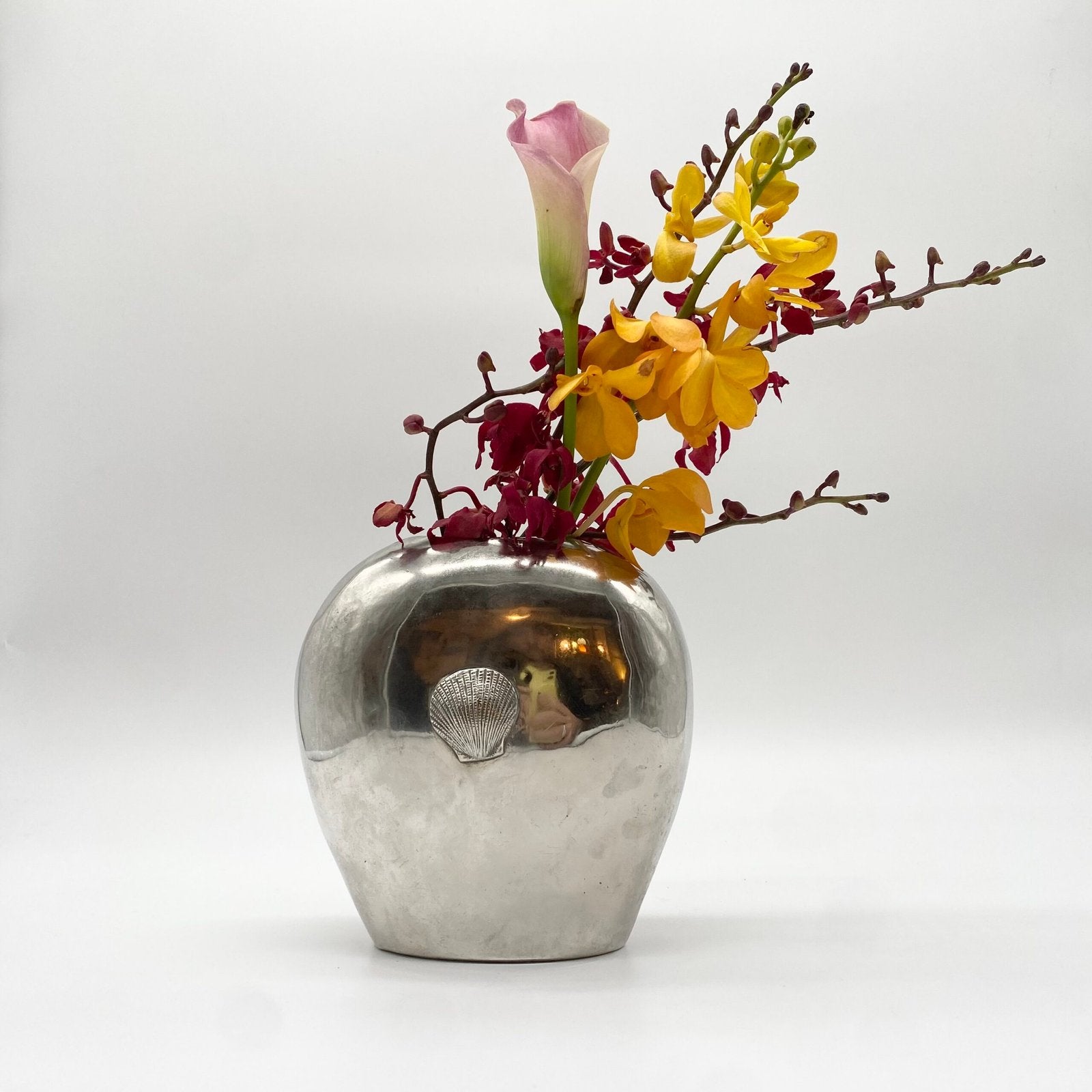 VASE "STAR SHELL" FONTE D’ALUMINIUM – 1980s