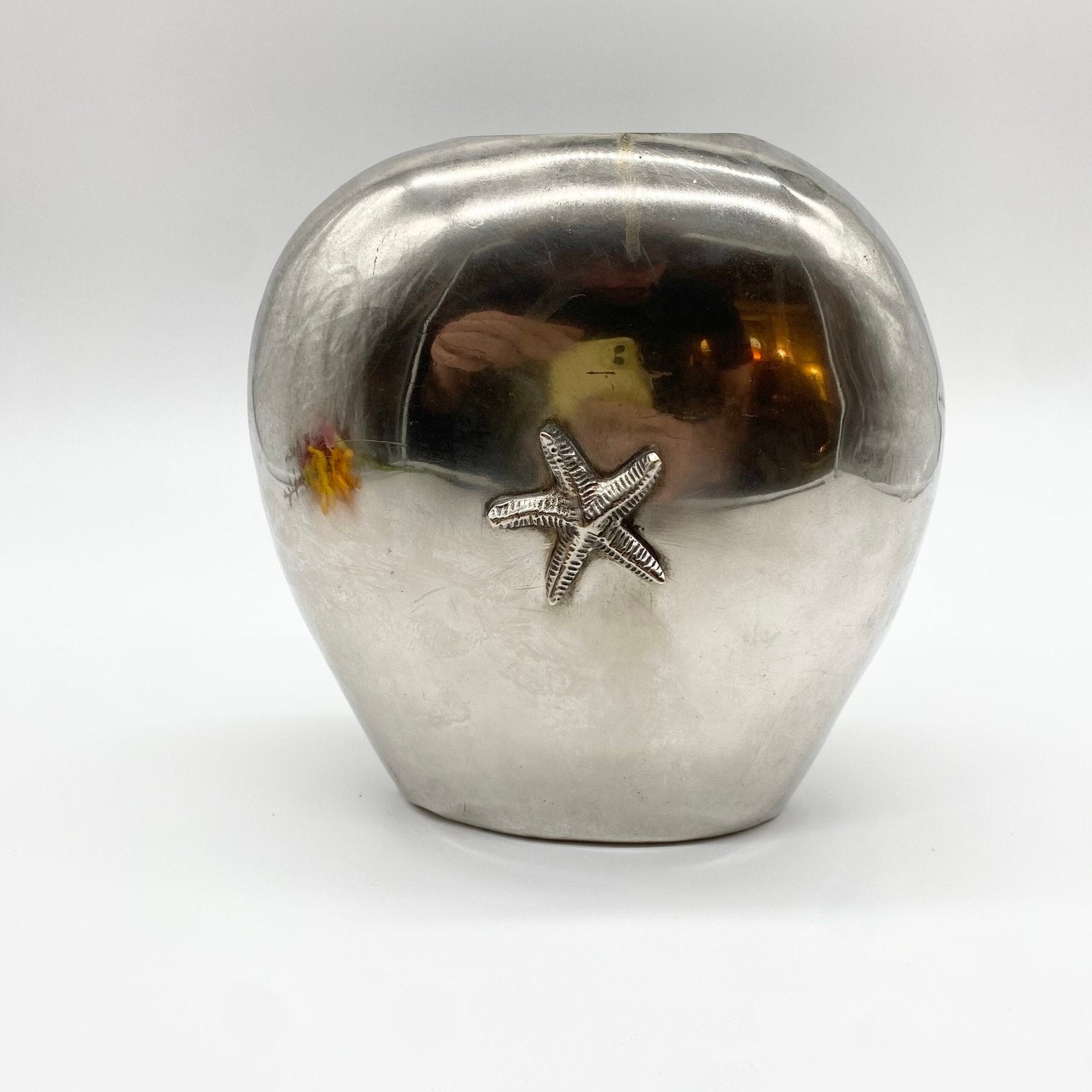 VASE "STAR SHELL" FONTE D’ALUMINIUM – 1980s