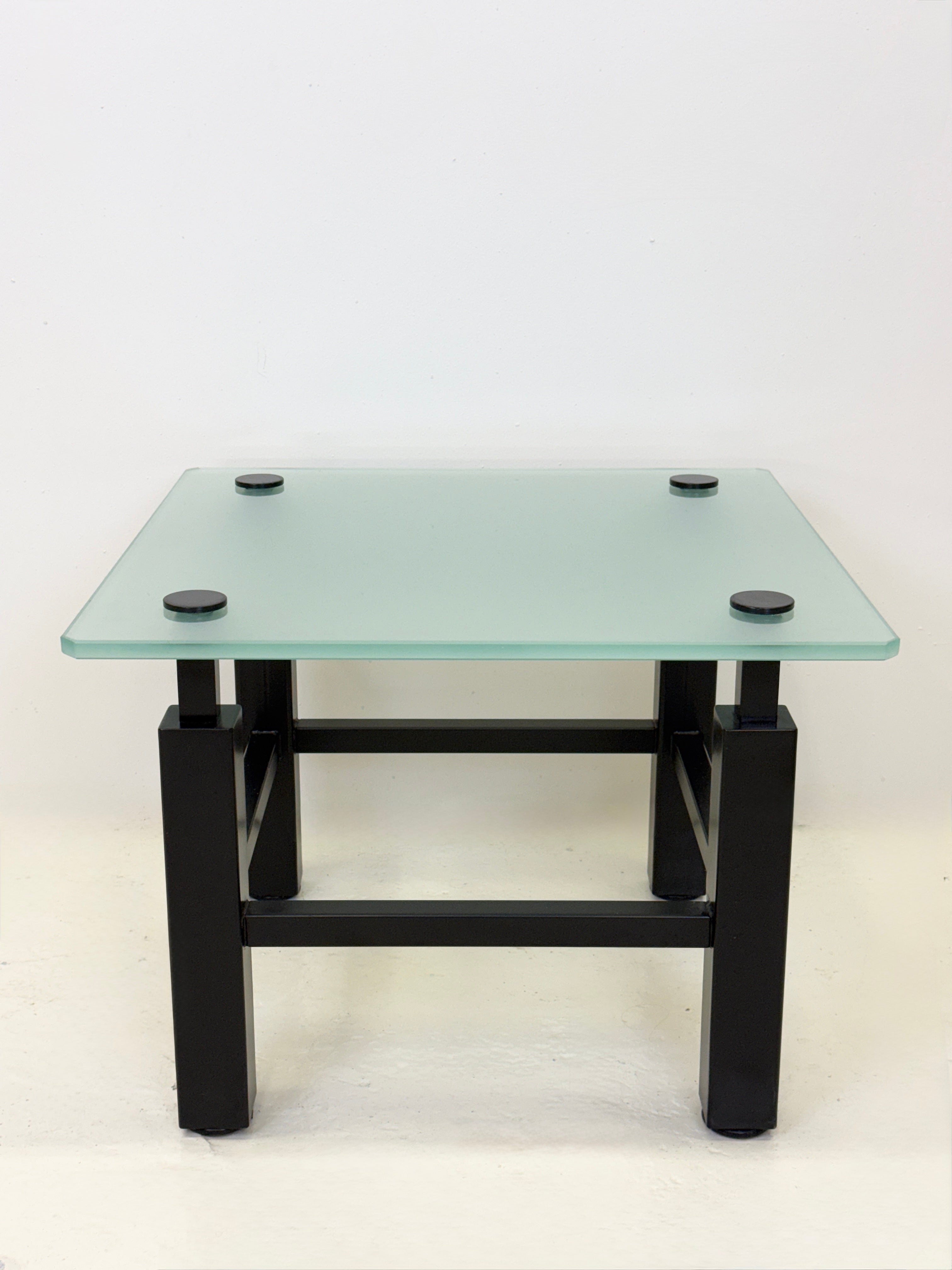 TABLE BASSE "MODERNISTE"  — FRANCE, 1980s
