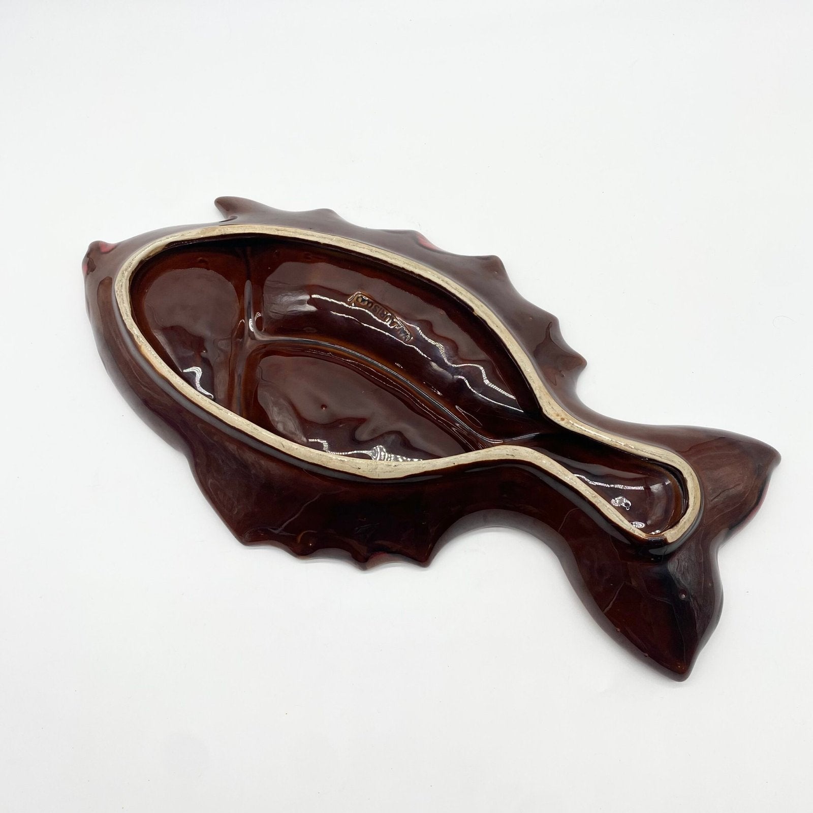 PLAT POISSON / CÉRAMIQUE "VALLAURIS" – 1960s