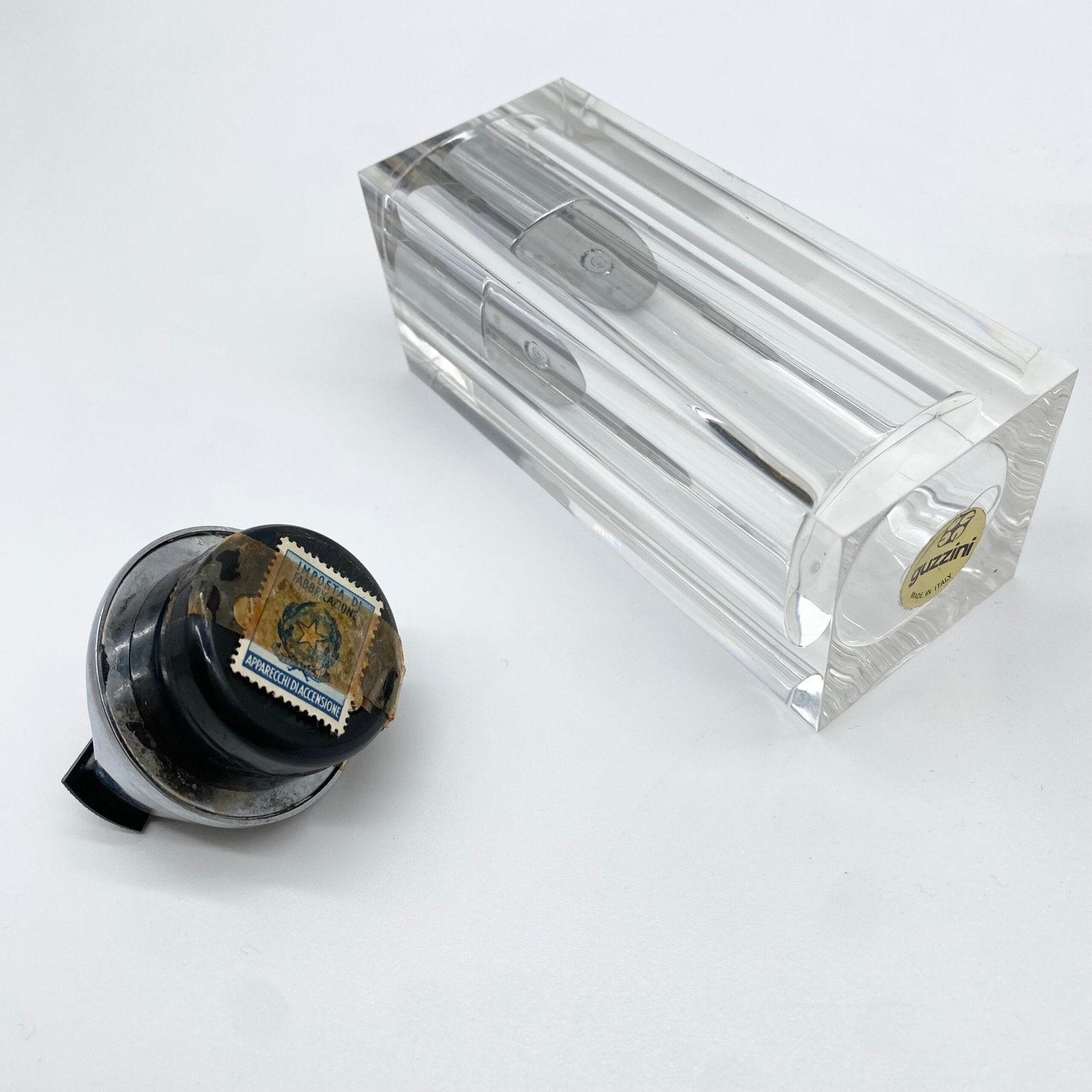 SMOKING SET "FABIO MANLIO CIOCCA" POUR GUZZINI – ITALY, 1970s