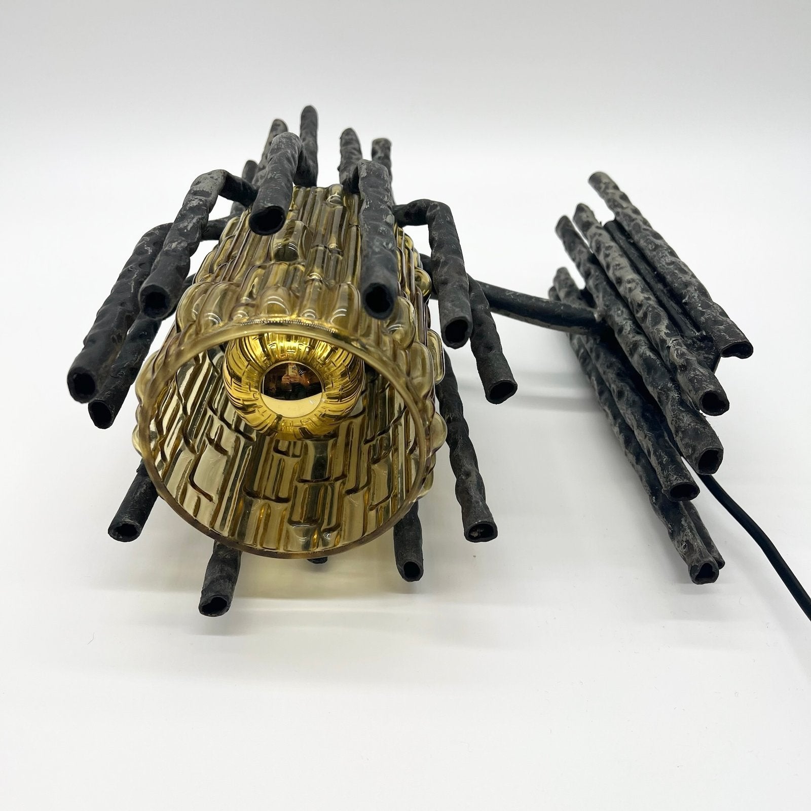 PAIRE D’APPLIQUES BRUTALISTES PAR "MARCELLO FANTONI", 1960s
