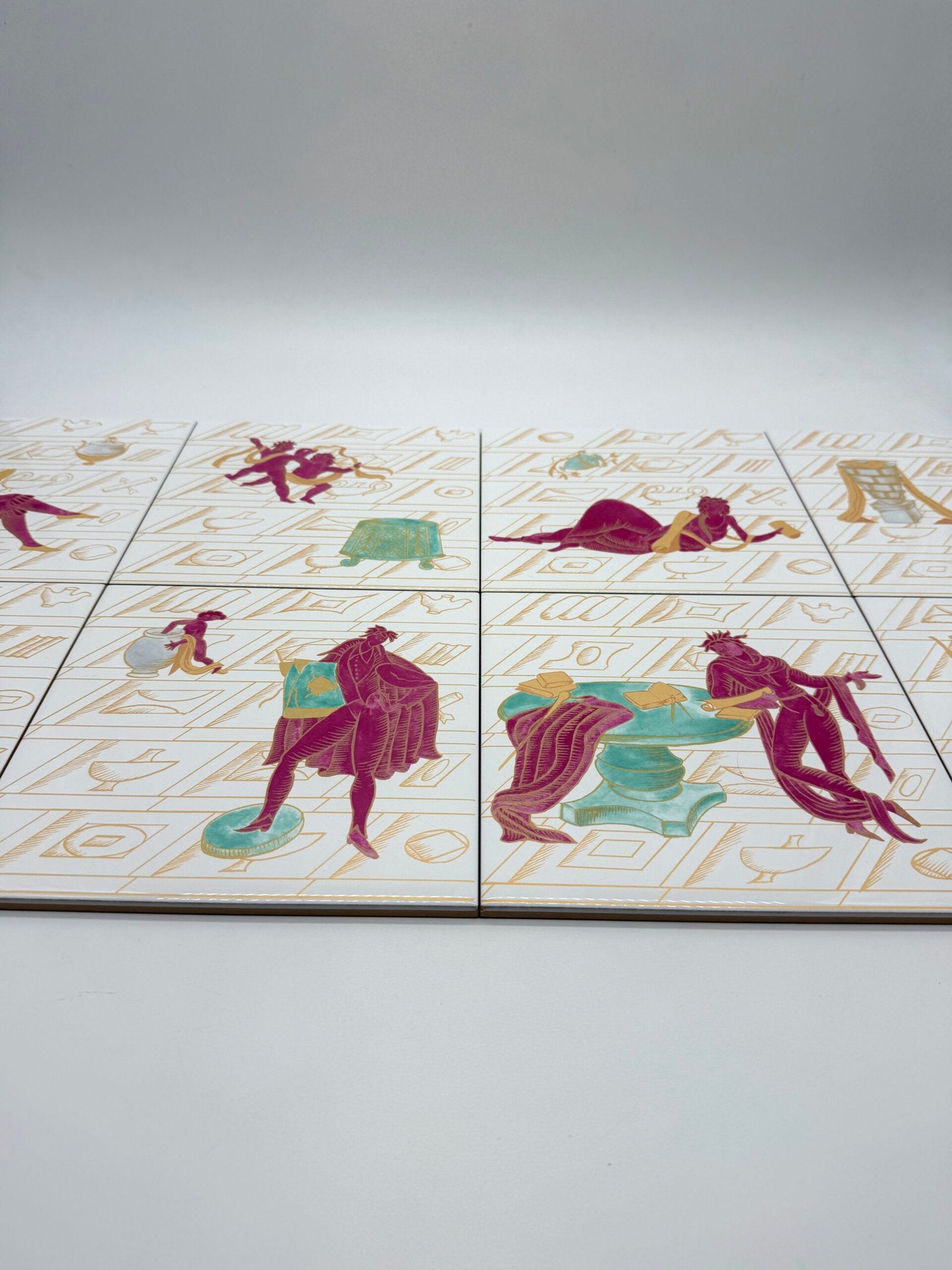 CÉRAMIQUE  GIO PONTI — « LA CONVERSAZIONE CLASSICA », 1980s