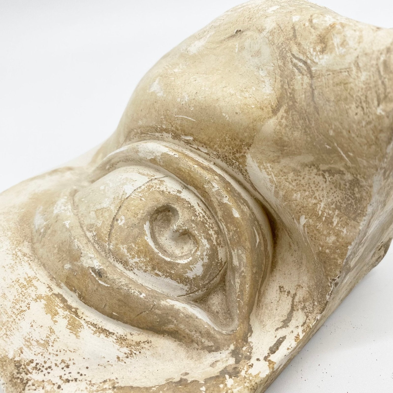 MOULE ANCIEN EN PLÂTRE – "ŒIL DROIT DU DAVID" MICHEL-ANGE, 1960s
