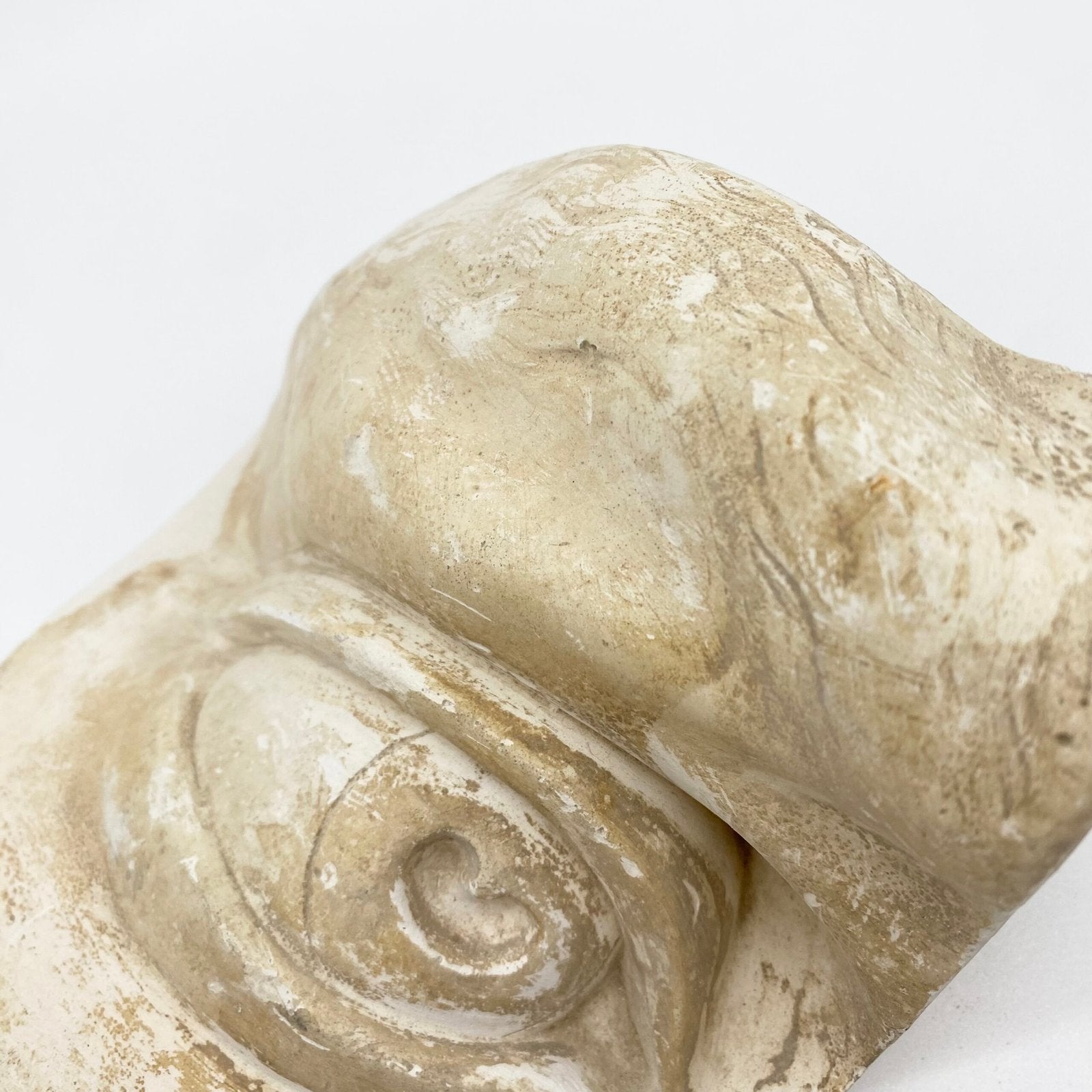 MOULE ANCIEN EN PLÂTRE – "ŒIL DROIT DU DAVID" MICHEL-ANGE, 1960s
