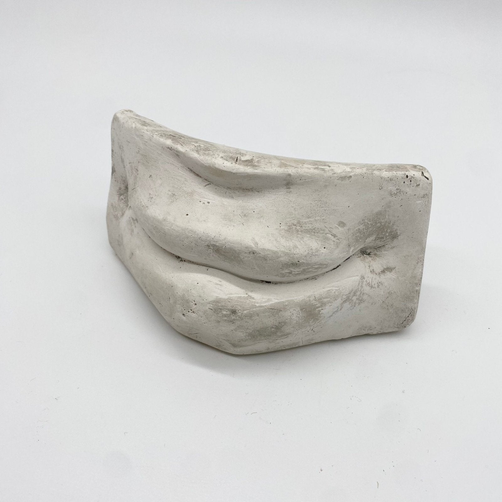 GRANDE BOUCHE ACADÉMIQUE - FRAGMENT D’ÉTUDE EN PLÂTRE, 1960s