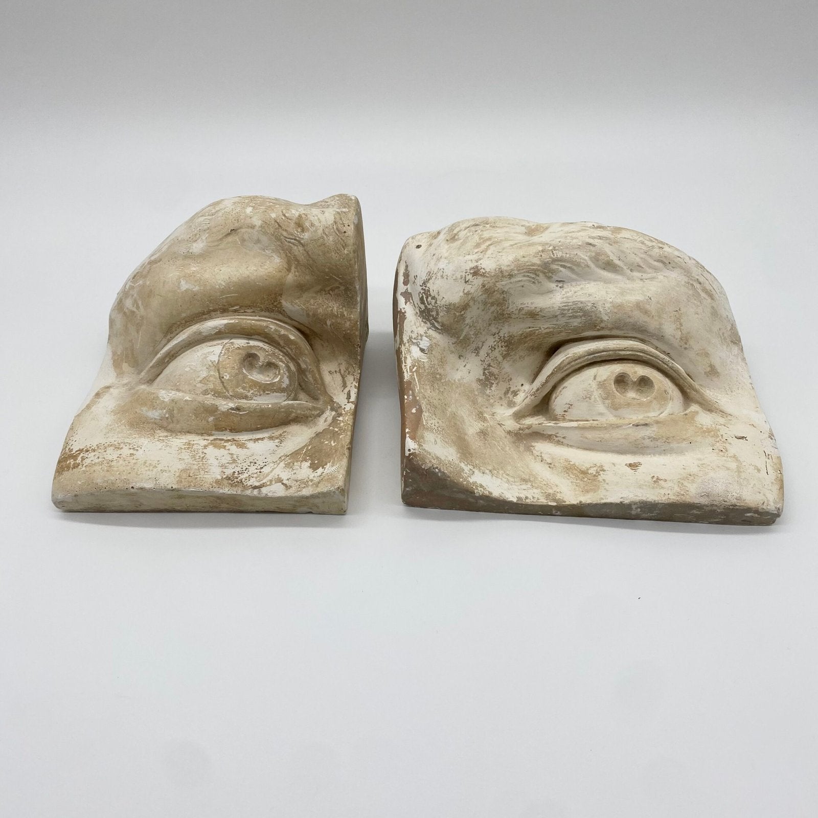 MOULE ANCIEN  EN PLÂTRE – "ŒIL GAUCHE DU DAVID " MICHEL-ANGE, 1960s