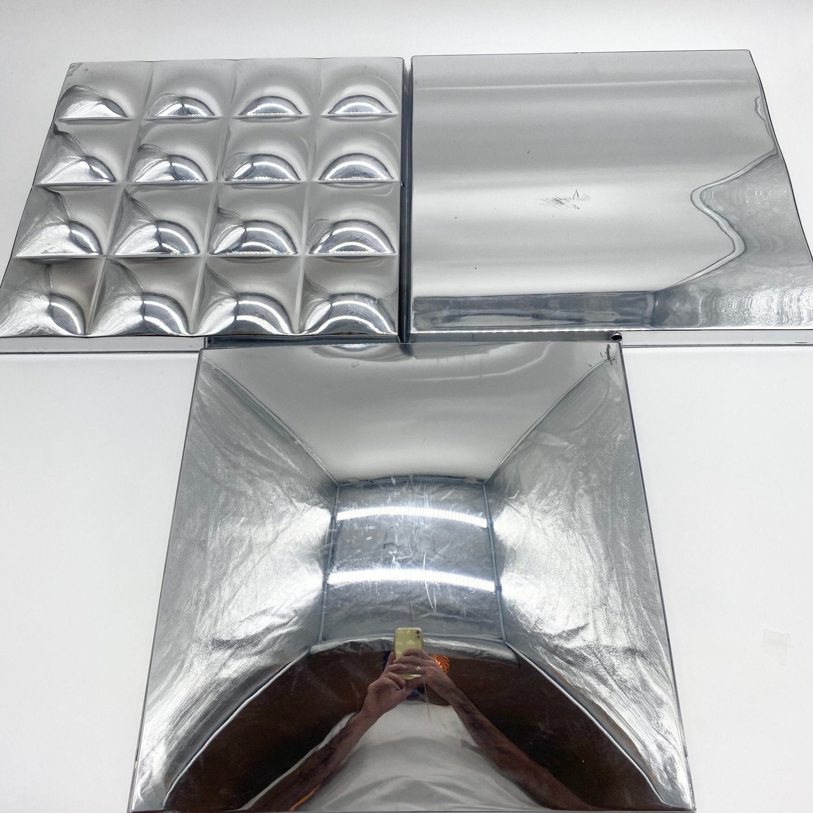 TROIS MIROIRS SCULPTURAUX "VIMSIG" – 1990s