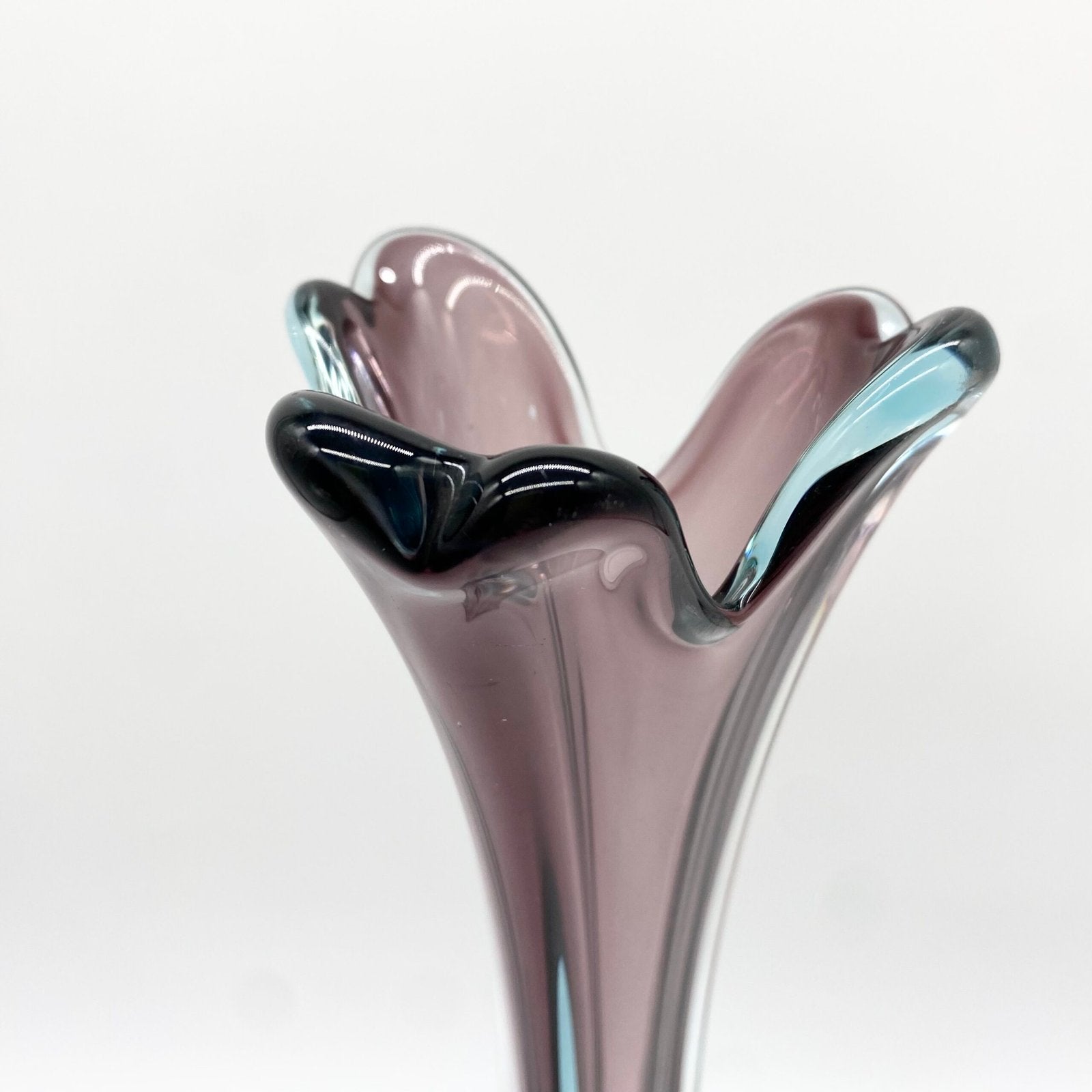 VASE AUBERGINE XXL / "SOMMERSO" — ITALIE 1960/70s