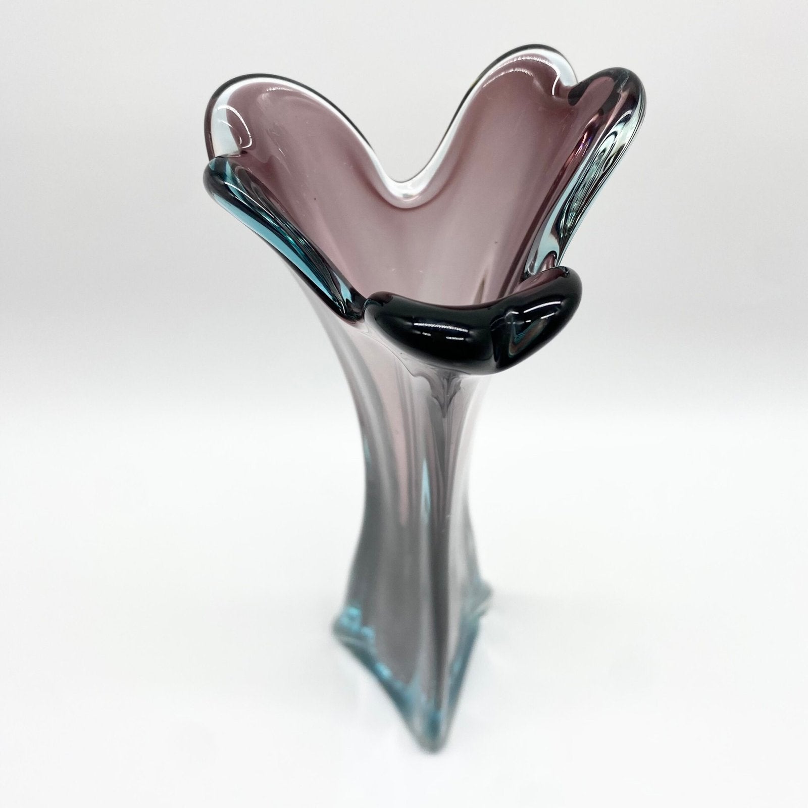 VASE AUBERGINE XXL / "SOMMERSO" — ITALIE 1960/70s