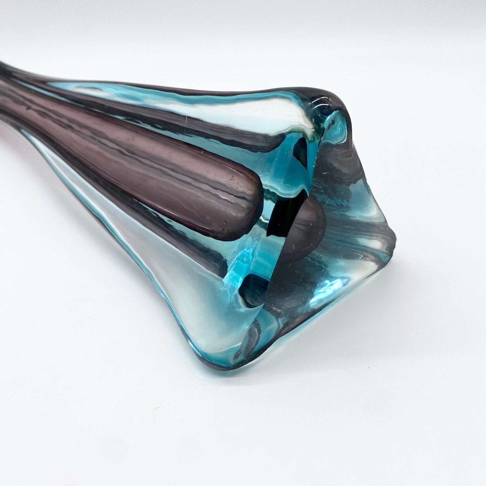 VASE AUBERGINE XXL / "SOMMERSO" — ITALIE 1960/70s