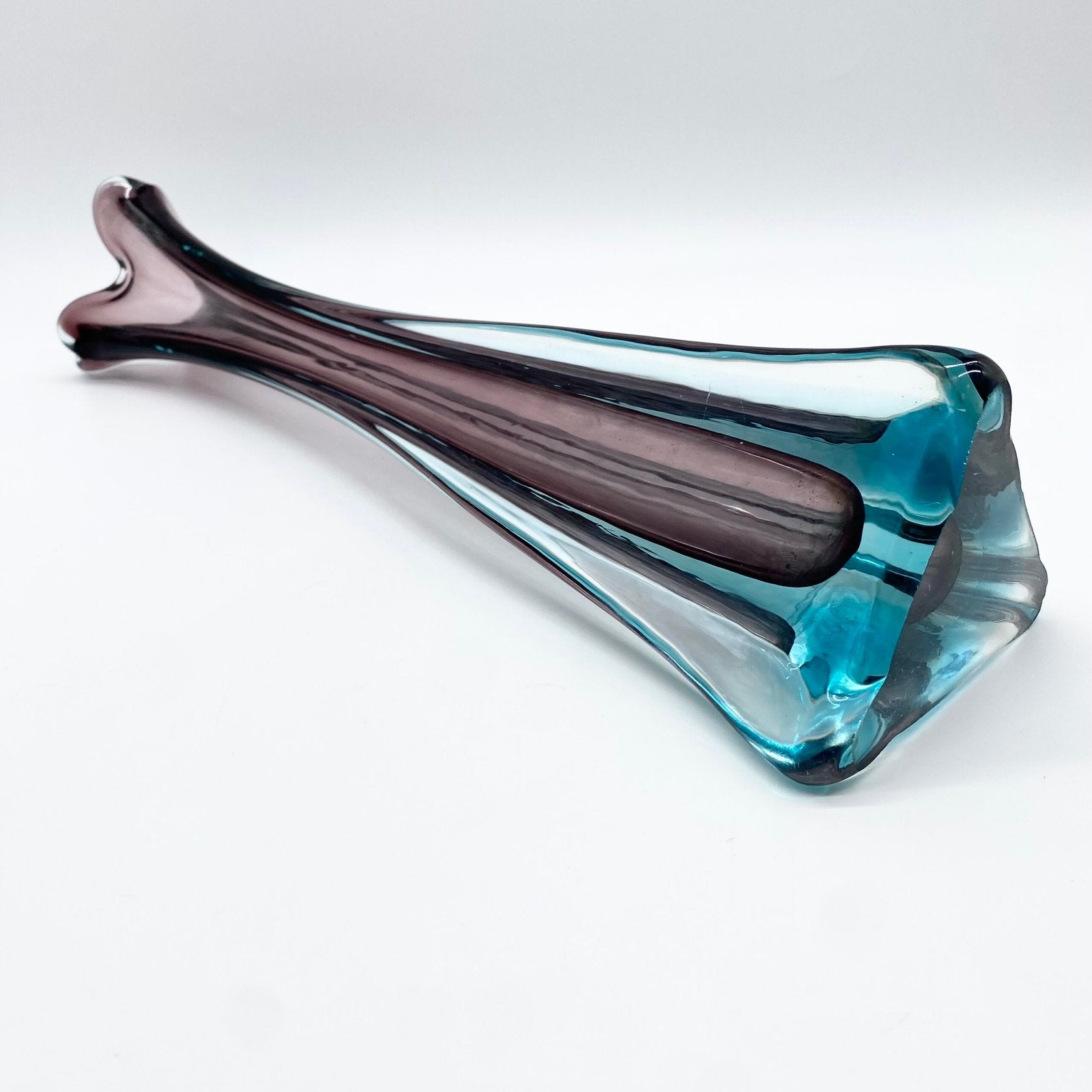 VASE AUBERGINE XXL / "SOMMERSO" — ITALIE 1960/70s