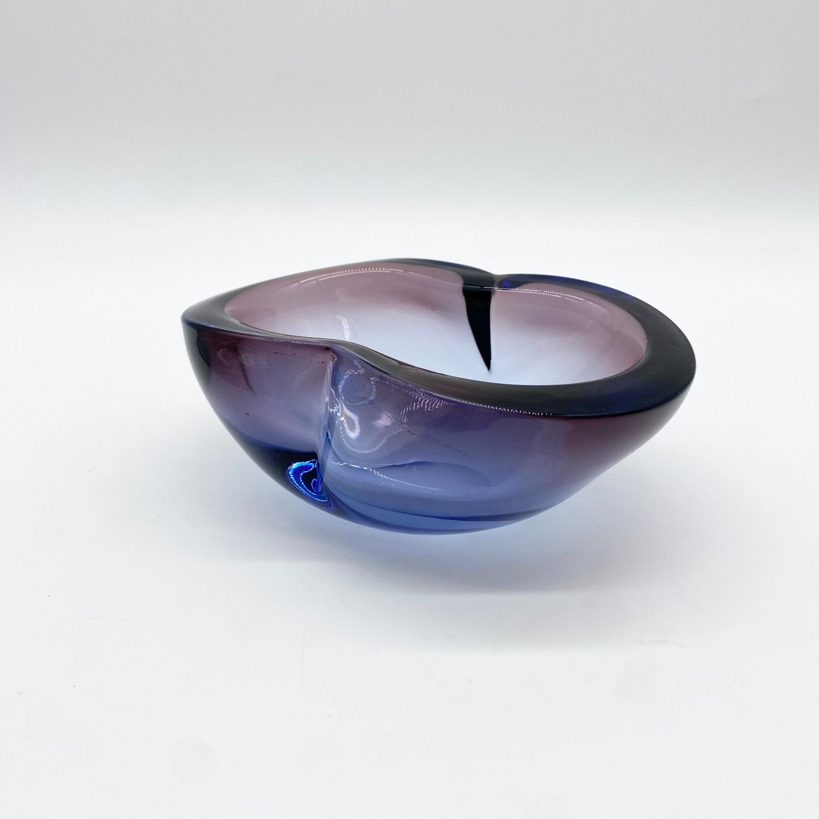 CENDRIER "BLUE VELVET"/  MURANO SOMMERSO – 1960-70s