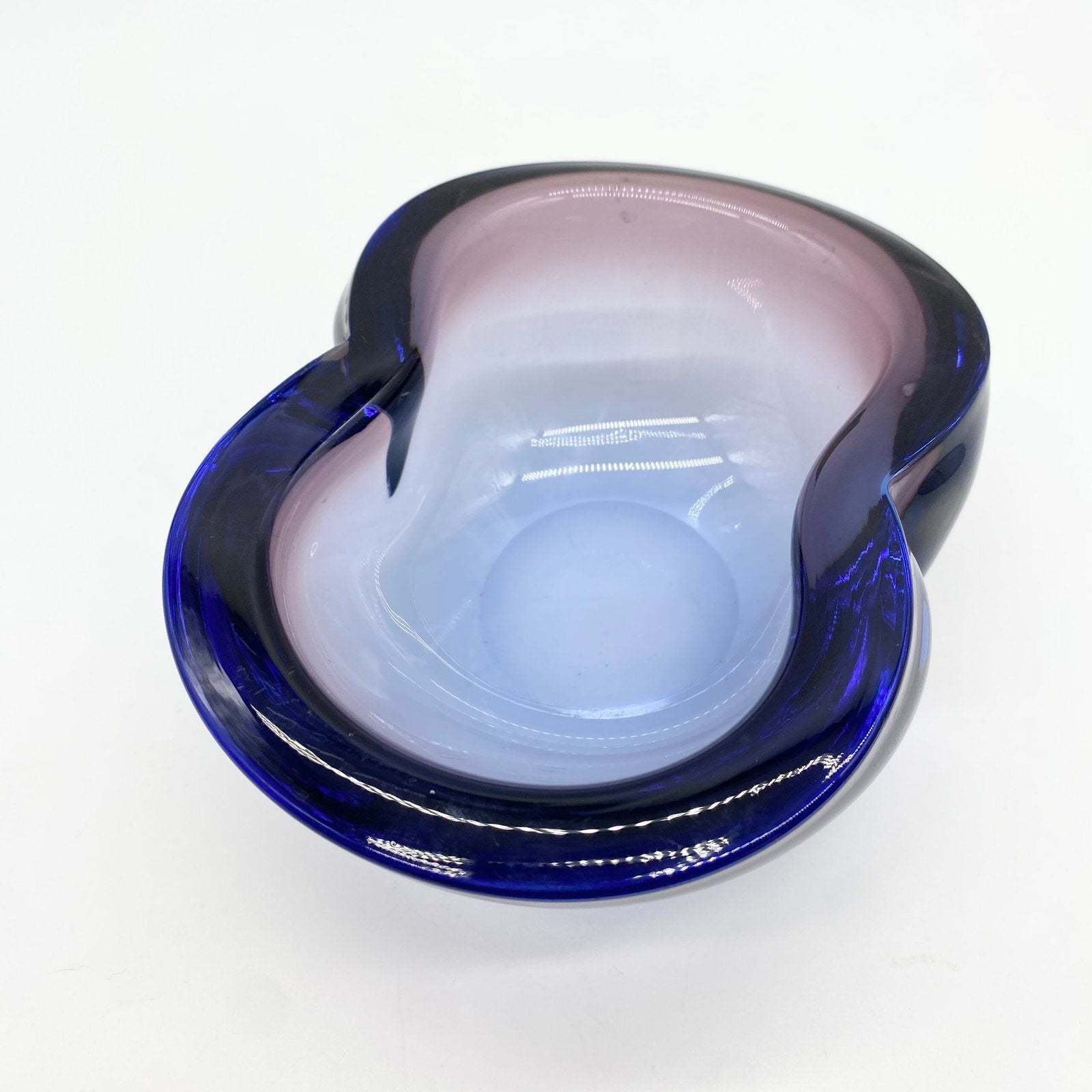 CENDRIER "BLUE VELVET"/  MURANO SOMMERSO – 1960-70s