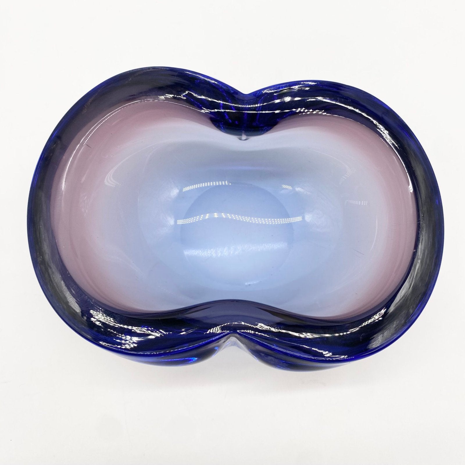 CENDRIER "BLUE VELVET"/  MURANO SOMMERSO – 1960-70s