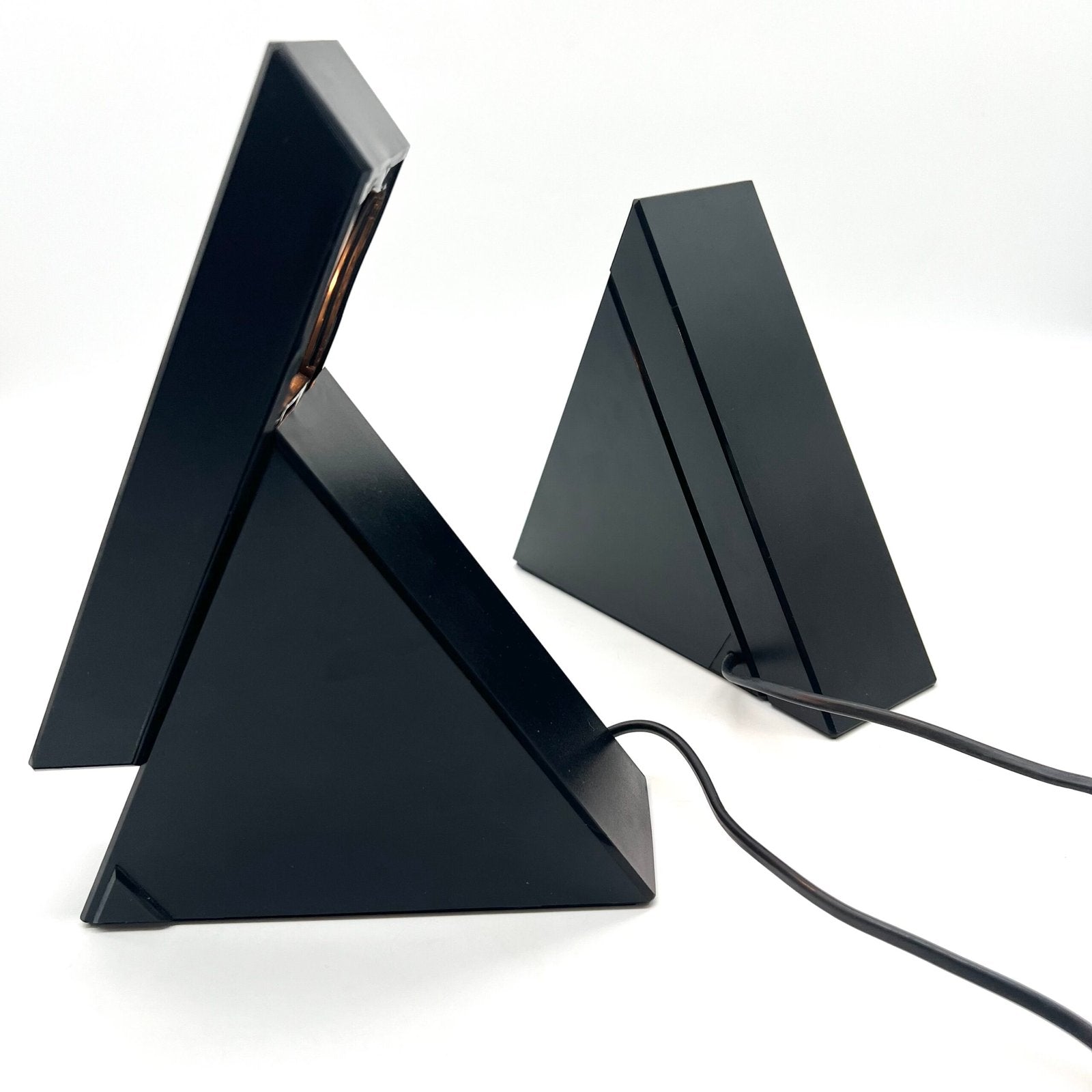 LAMPES "DELTA"PAR MARIO BERTORELLE POUR "JM RDM" MASSANZAGO, 1980s