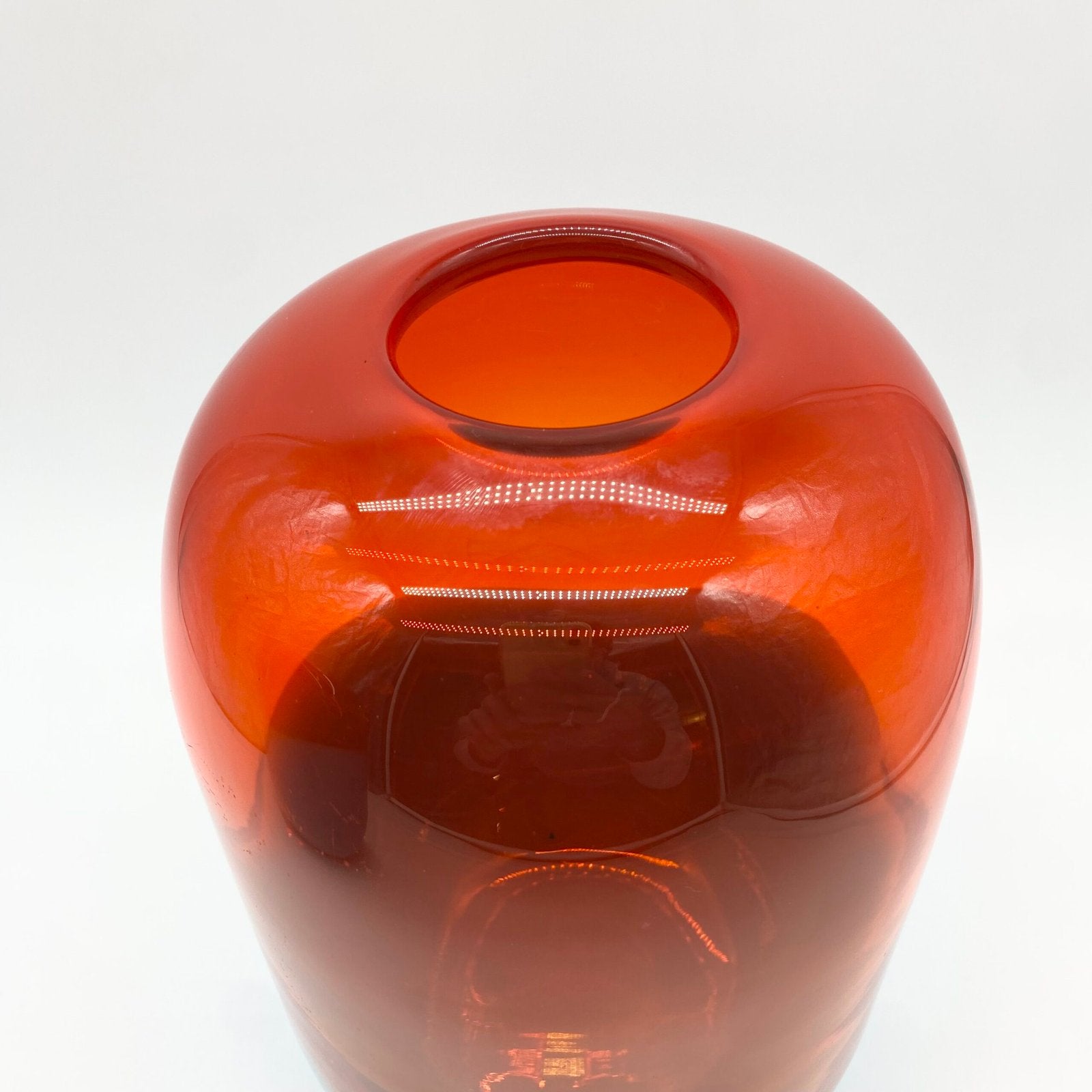 DUO DE GRANDS VASES "PILLS" VERRE SOUFFLÉ – SCANDINAVE, 1990s
