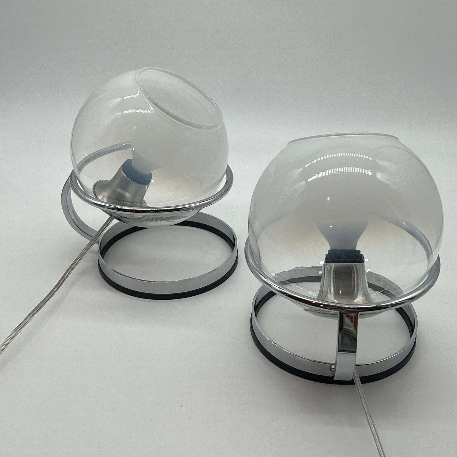 PAIR DE TWIN LIGHTS , "FABIO LENCI" POUR GUZZINI, 1960