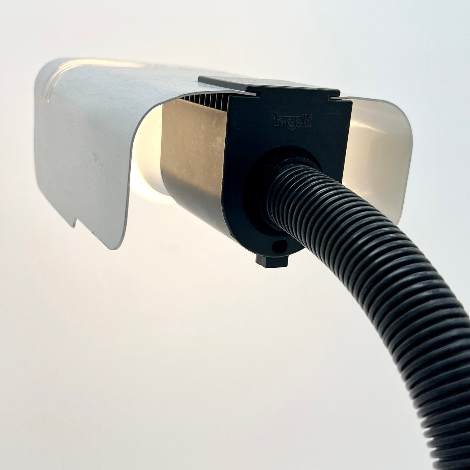 LAMPE TARGETTI SANKEY "ALU BROSSE", 1960/70s, ITALY