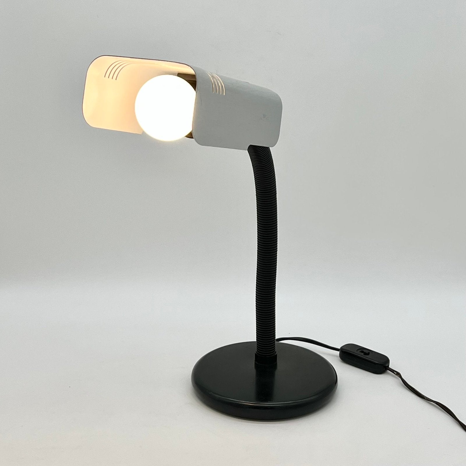 LAMPE TARGETTI SANKEY "ALU BROSSE", 1960/70s, ITALY