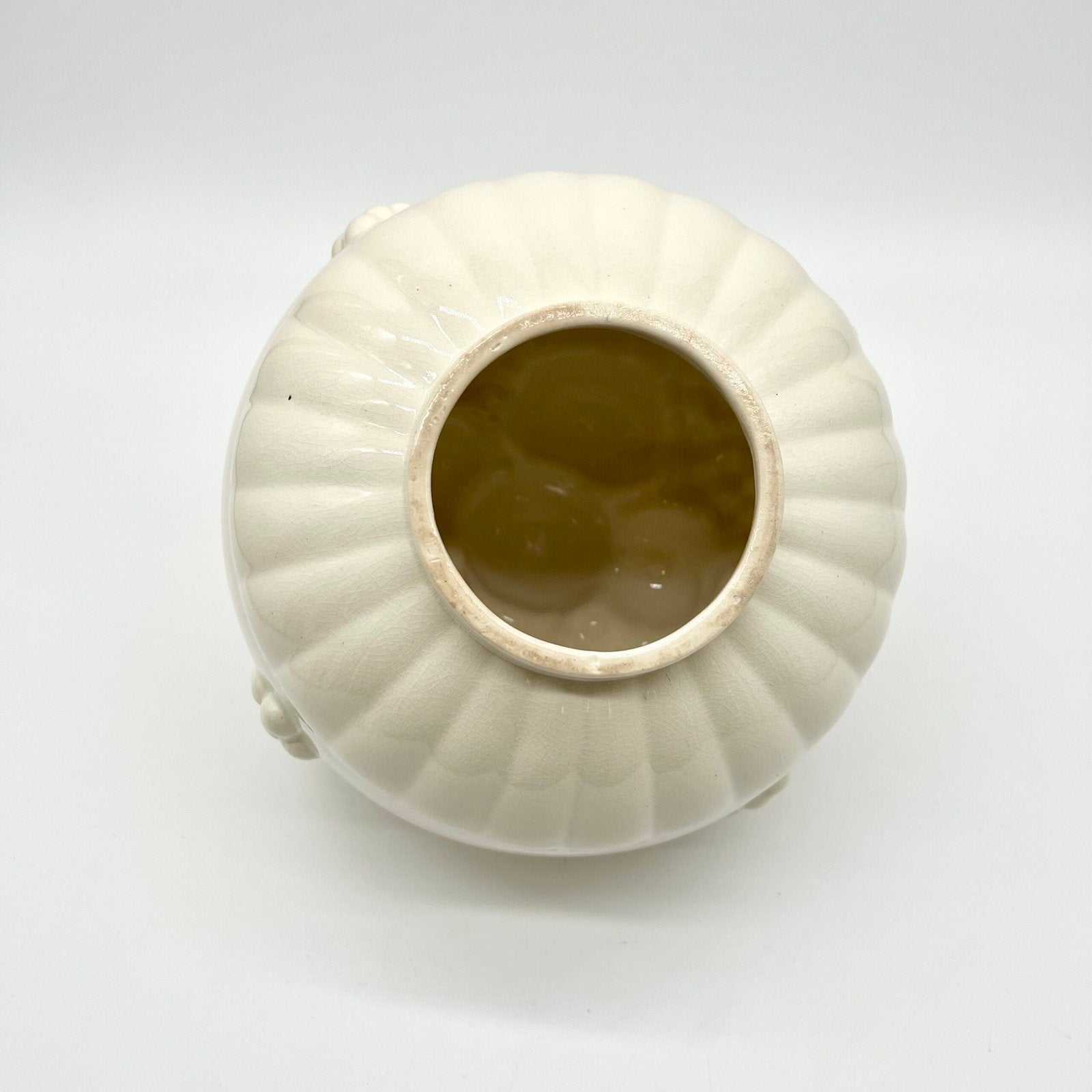 CENTRE DE TABLE “CORBEILLE DE FRUITS" - SARREGUEMINES, 1950s