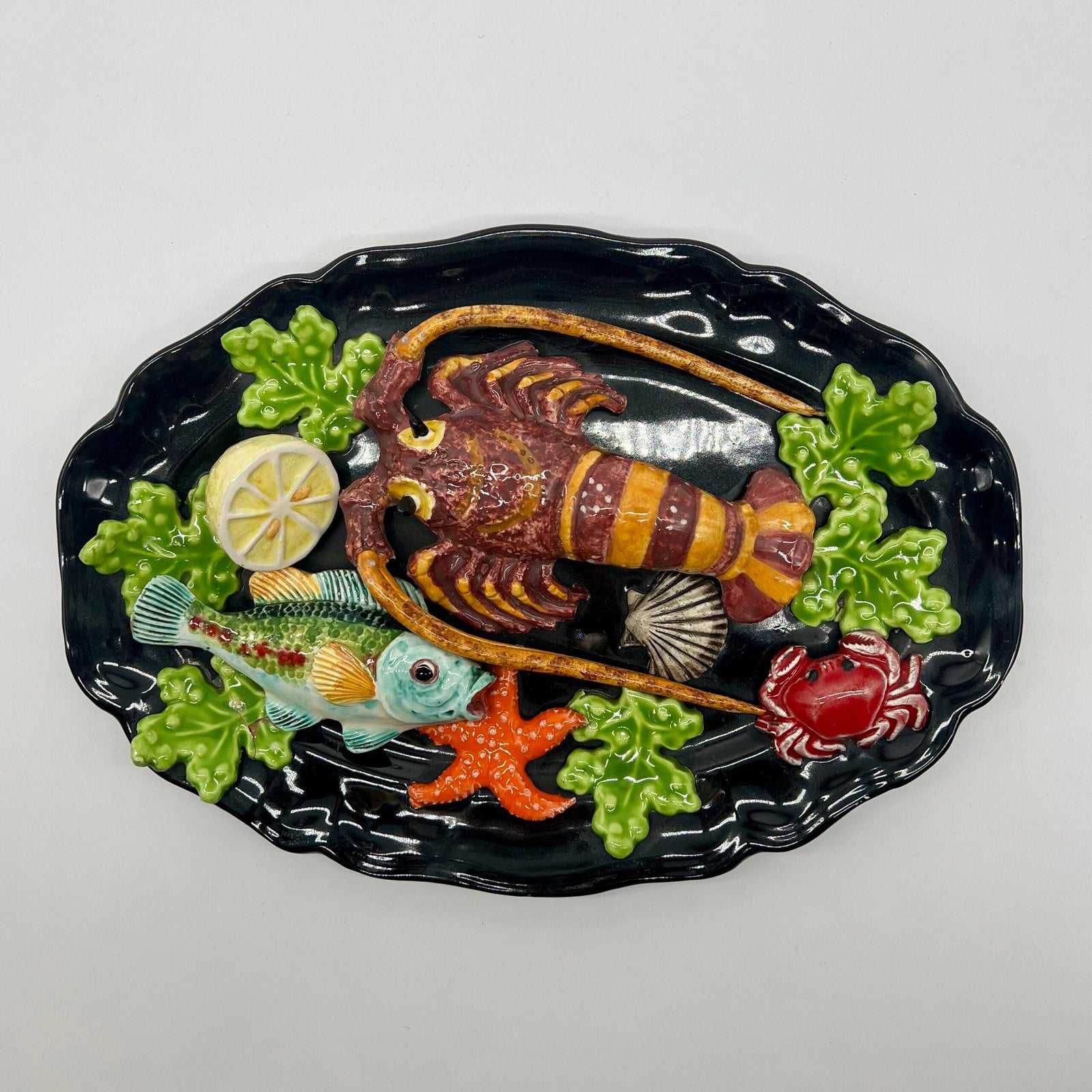 PLAT MURAL "BOUILLABAISSE" VALLAURIS, 1960s