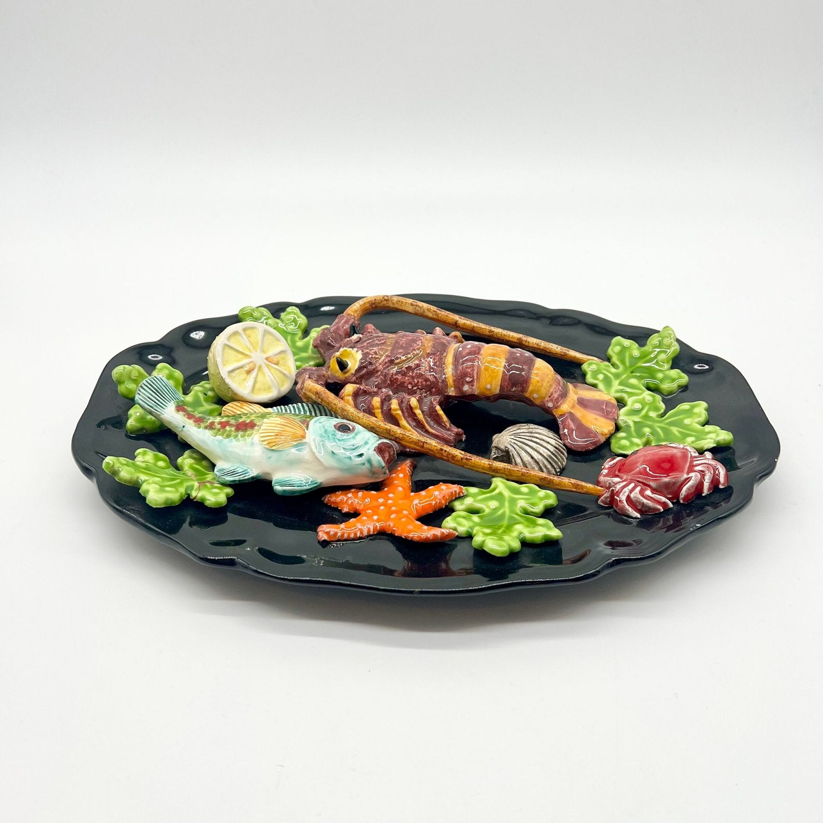 PLAT MURAL "BOUILLABAISSE" VALLAURIS, 1960s