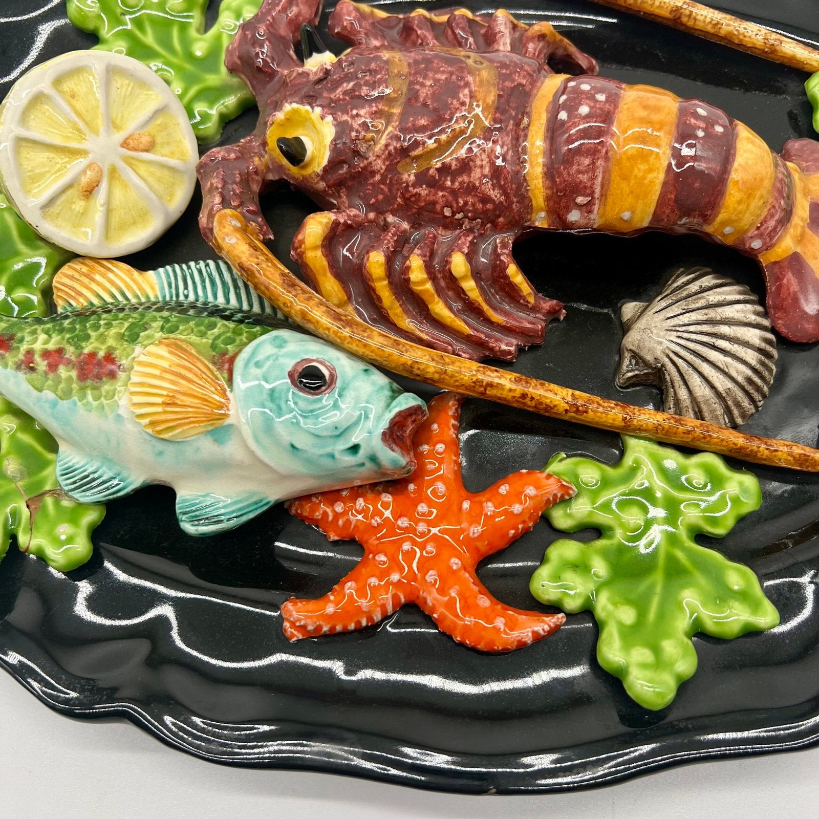 PLAT MURAL "BOUILLABAISSE" VALLAURIS, 1960s