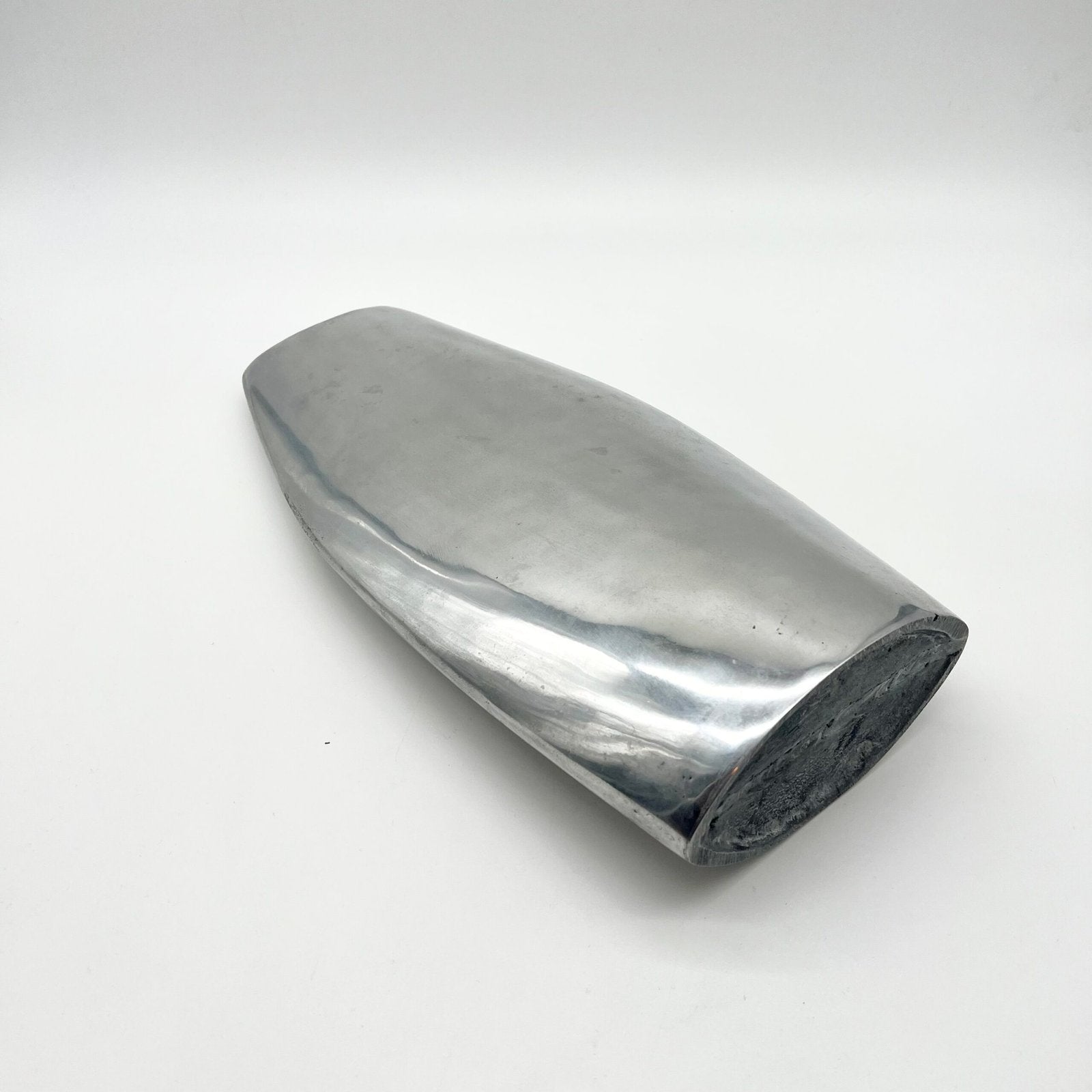 VASE SCULPTURAL "FONTE D’ALUMINIUM", ITALY, 1970s