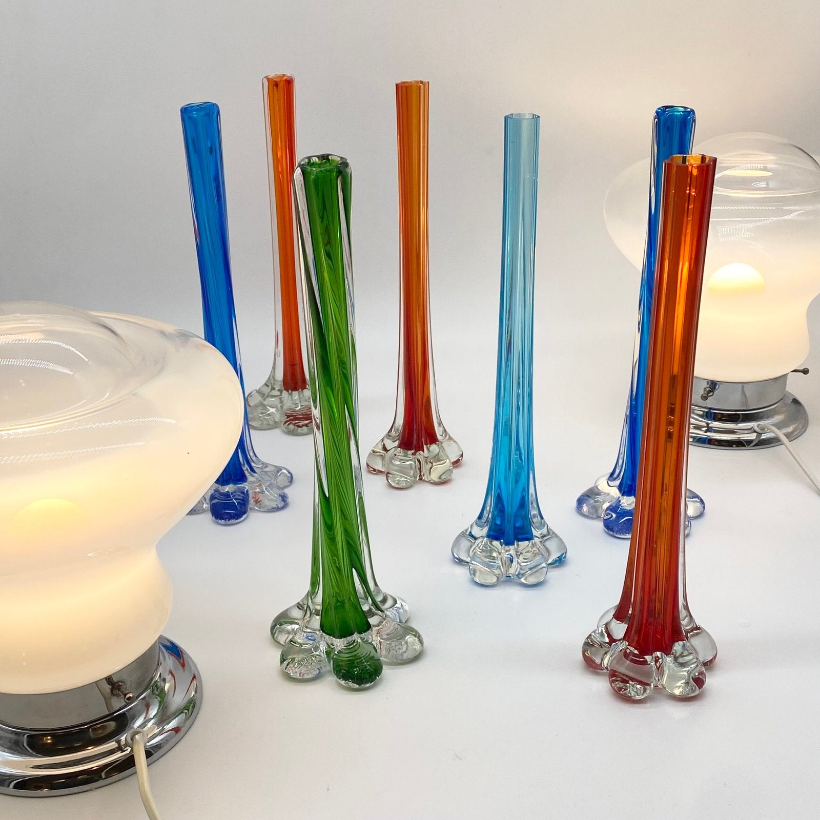 SOLIFLORE "BLU" VERRE DE MURANO – 1960s