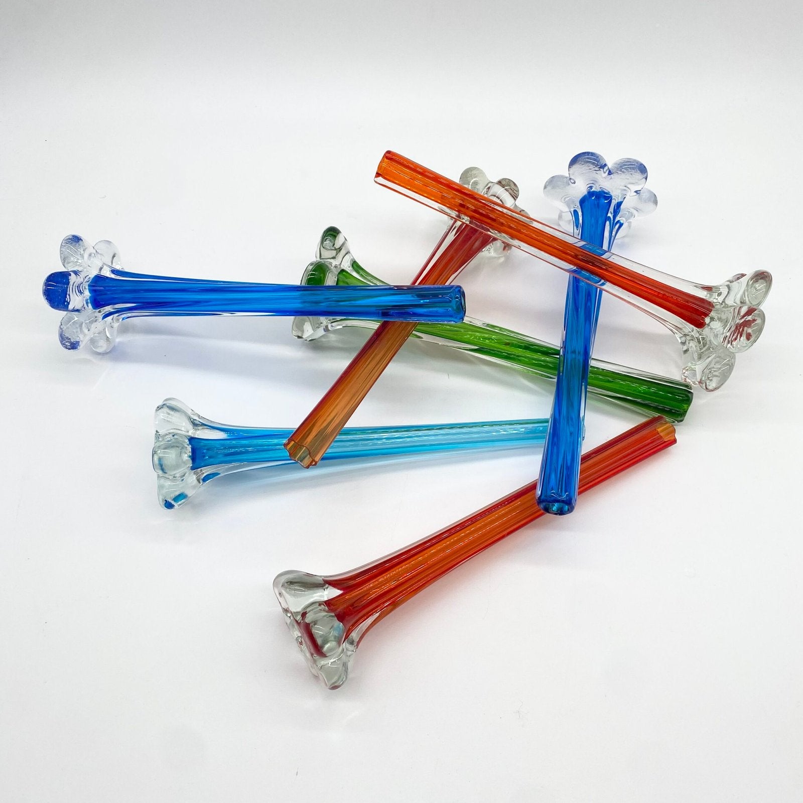 SOLIFLORE « ROSSO FUECO » VERRE DE MURANO – 1960s