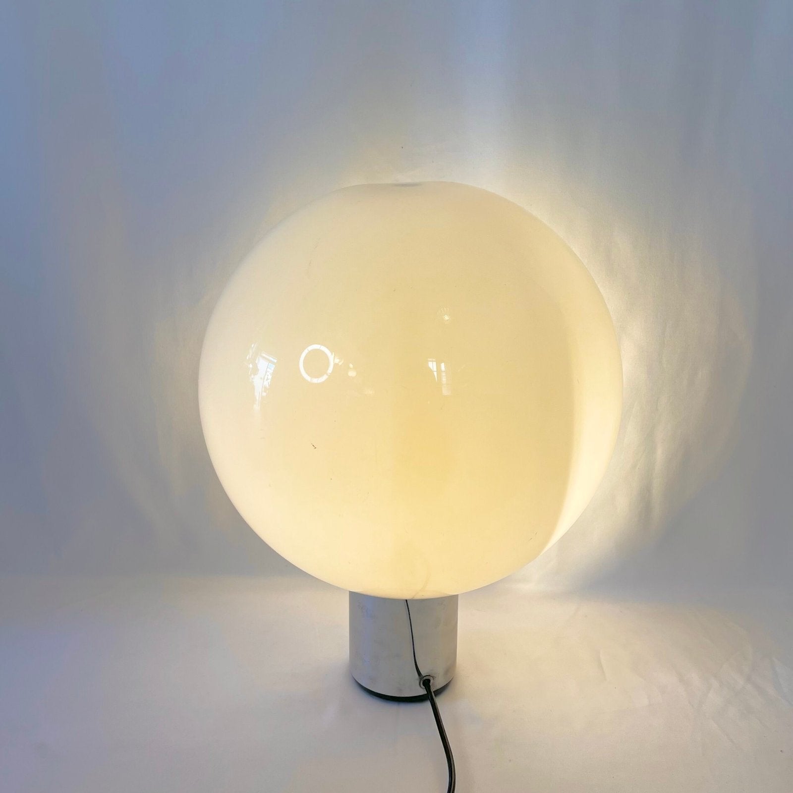 GRANDE LAMPE "MOON" PAR ANDRÉ RICARD POUR METALARTE, 1960s. SPAIN
