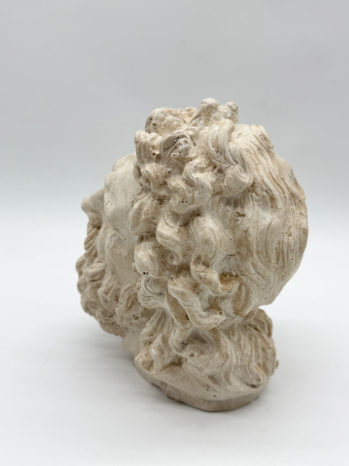 "Tête de Laocoon" en plâtre, reproduction contemporaine, XXe