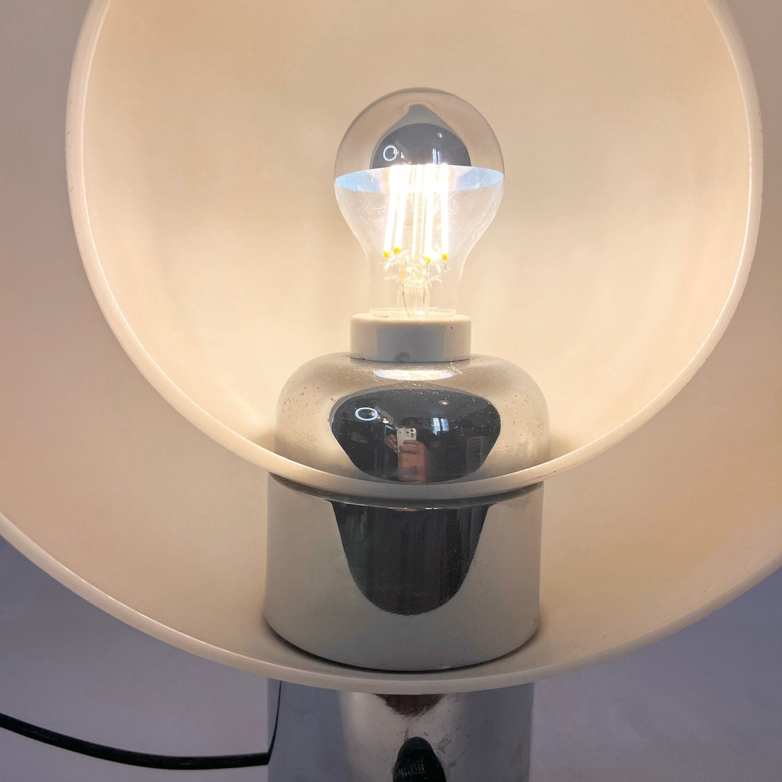 GRANDE LAMPE "MOON" PAR ANDRÉ RICARD POUR METALARTE, 1960s. SPAIN