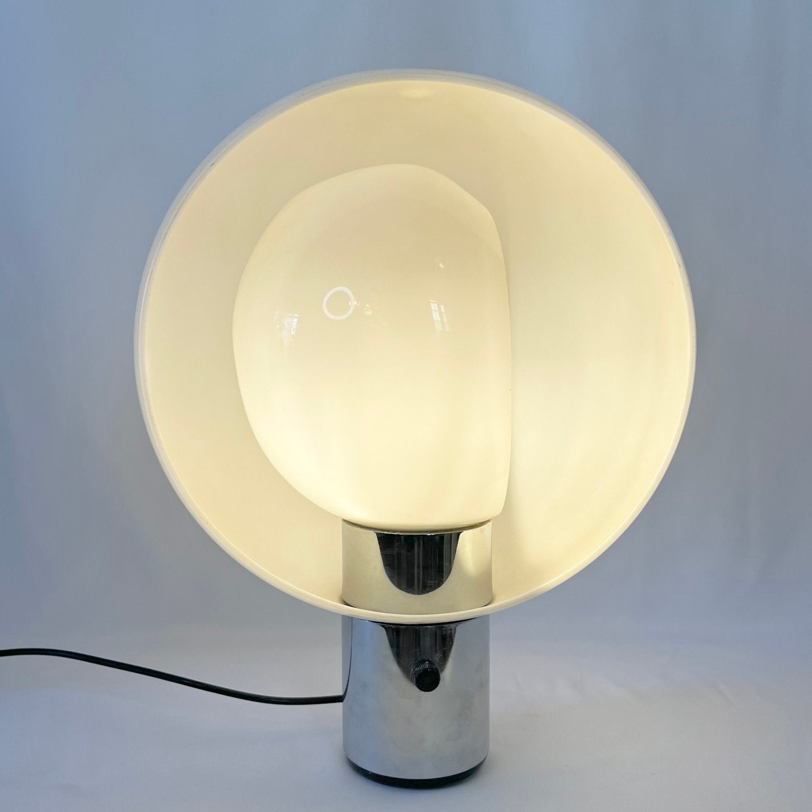 GRANDE LAMPE "MOON" PAR ANDRÉ RICARD POUR METALARTE, 1960s. SPAIN