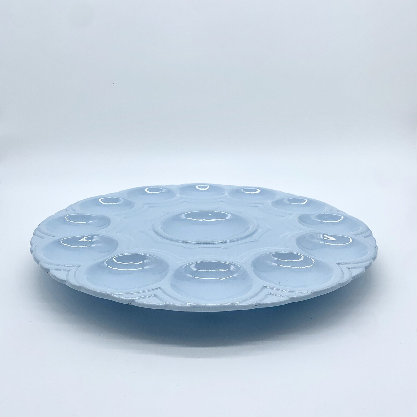 SET ASSIETTES ET PLAT EN CÉRAMIQUE "SARREGUEMINES" 1930s