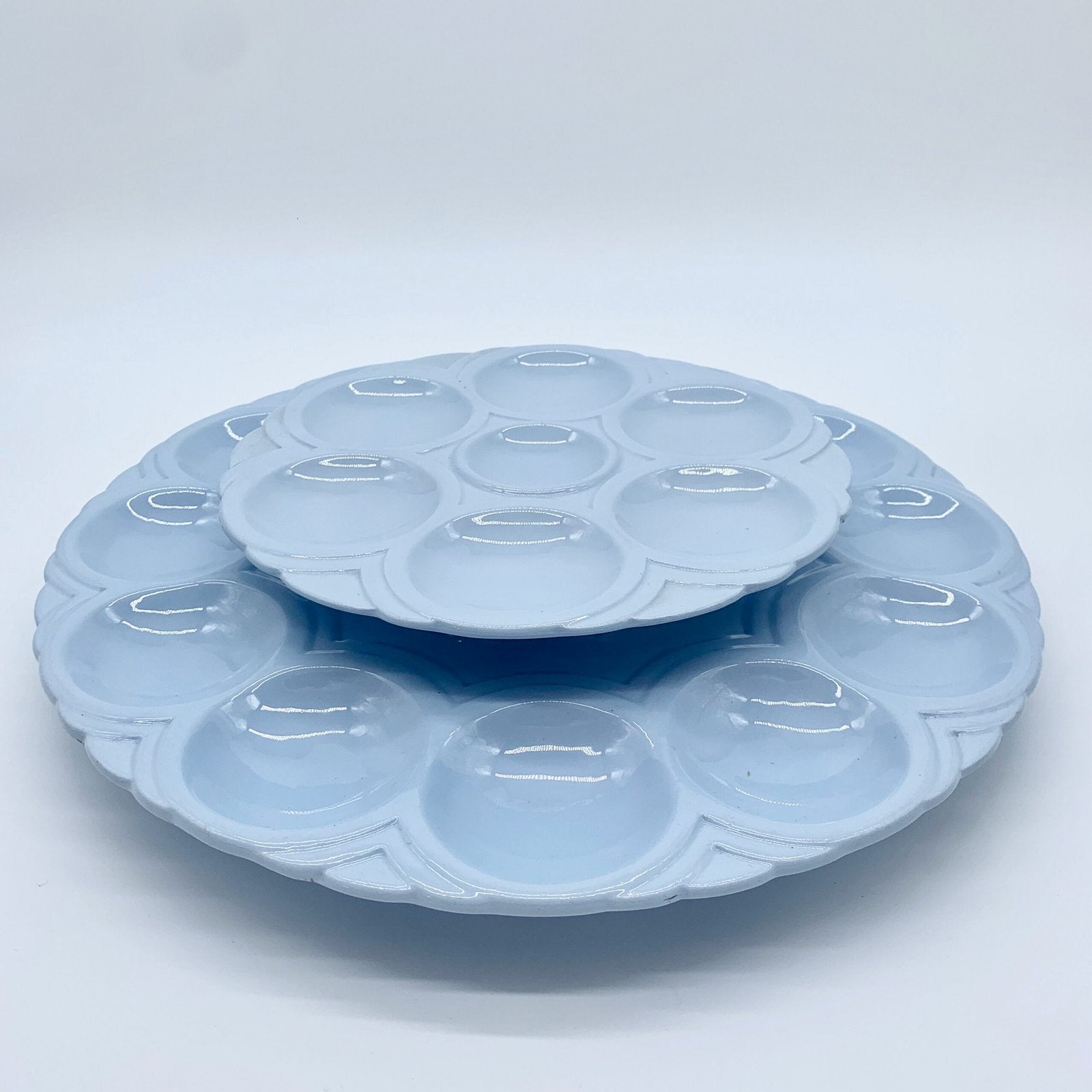 SET ASSIETTES ET PLAT EN CÉRAMIQUE "SARREGUEMINES" 1930s