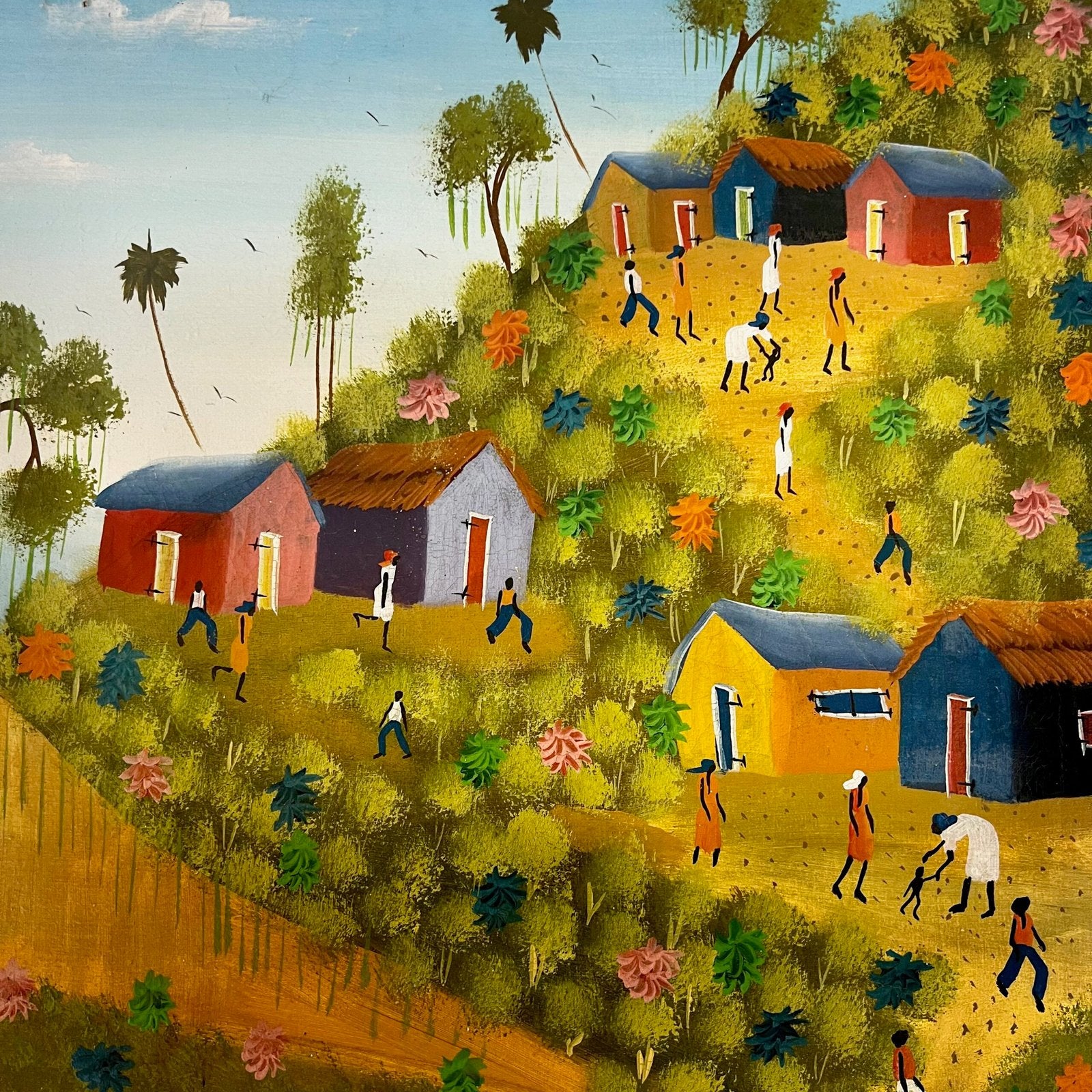PEINTURE D'ART HAITIEN, EUGENE MILAIRE, 1985