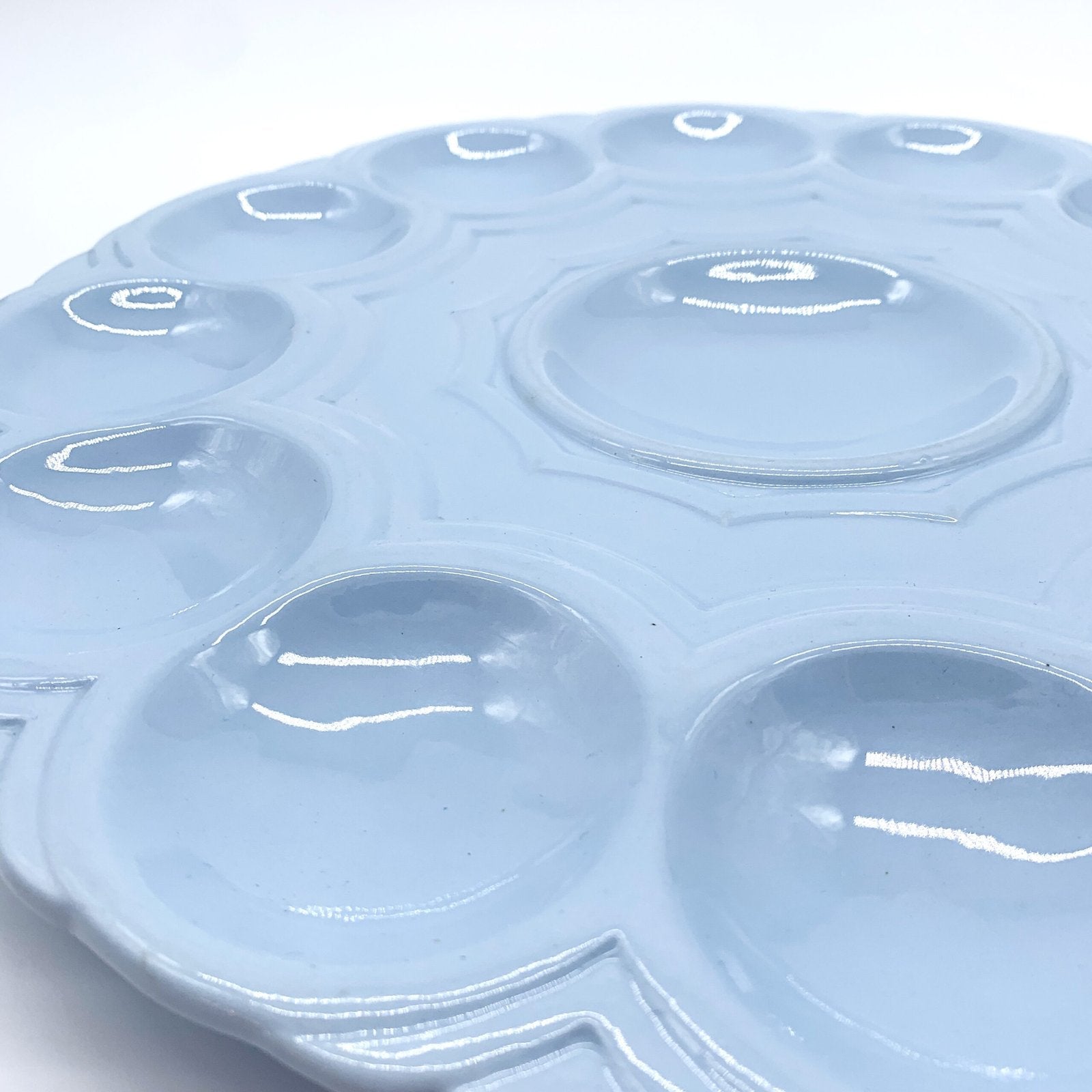 SET ASSIETTES ET PLAT EN CÉRAMIQUE "SARREGUEMINES" 1930s