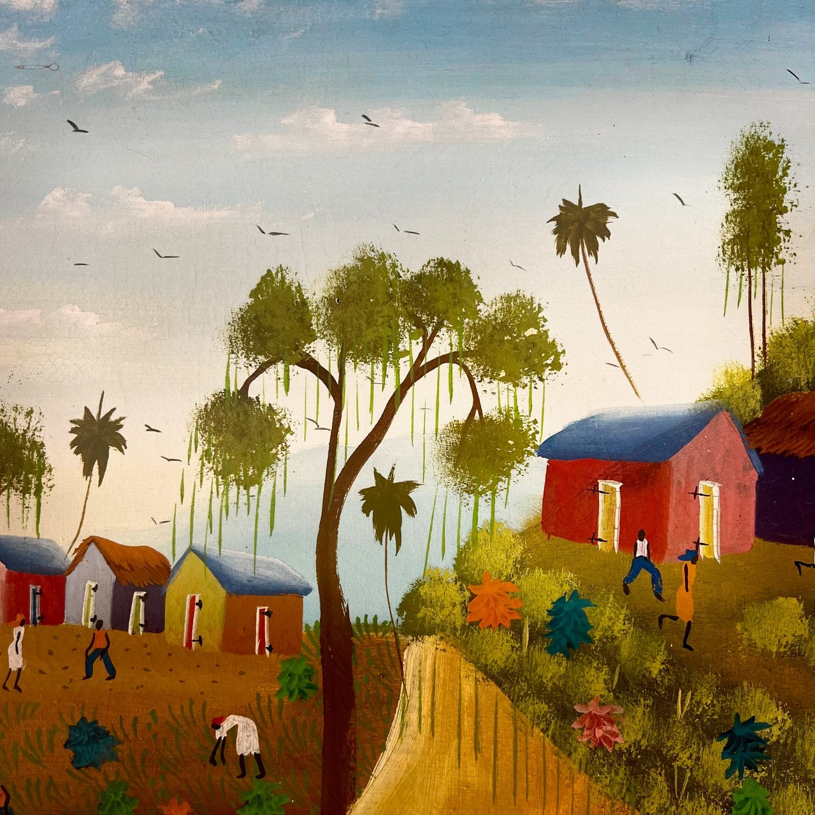 PEINTURE D'ART HAITIEN, EUGENE MILAIRE, 1985