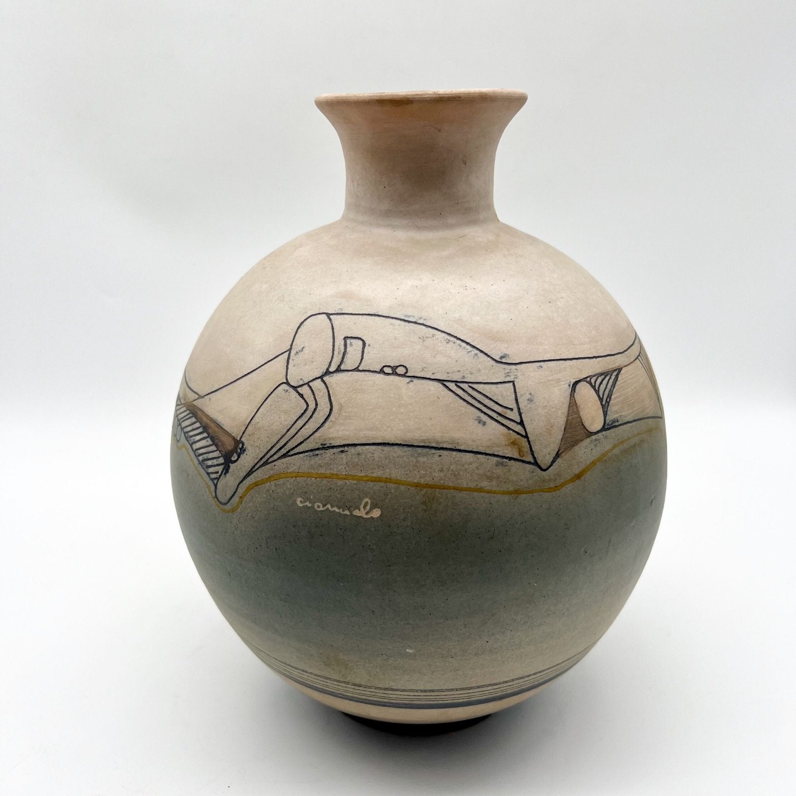 GRAND VASE BOULE, CANCIOLO NOMA, 1960