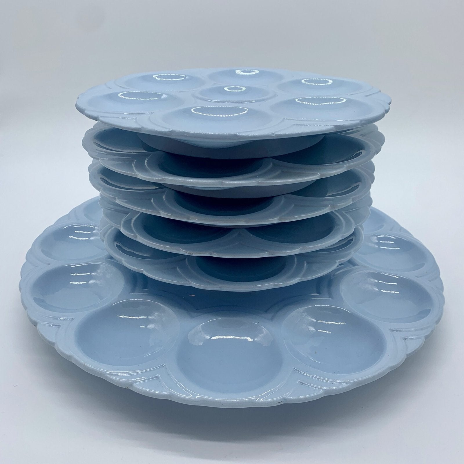 SET ASSIETTES ET PLAT EN CÉRAMIQUE "SARREGUEMINES" 1930s