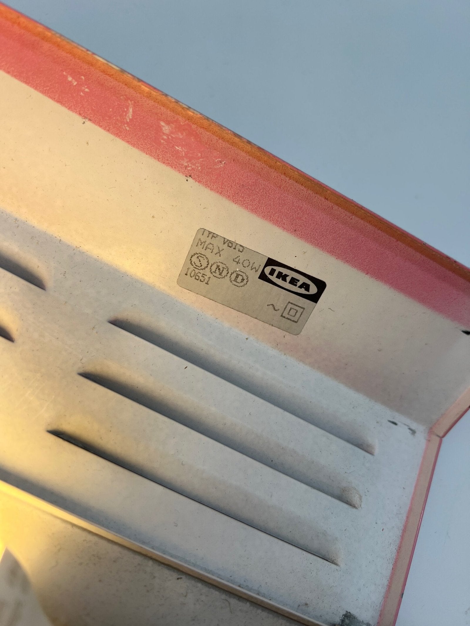 APPLIQUES IKEA « V204 » ROSE — 1980s