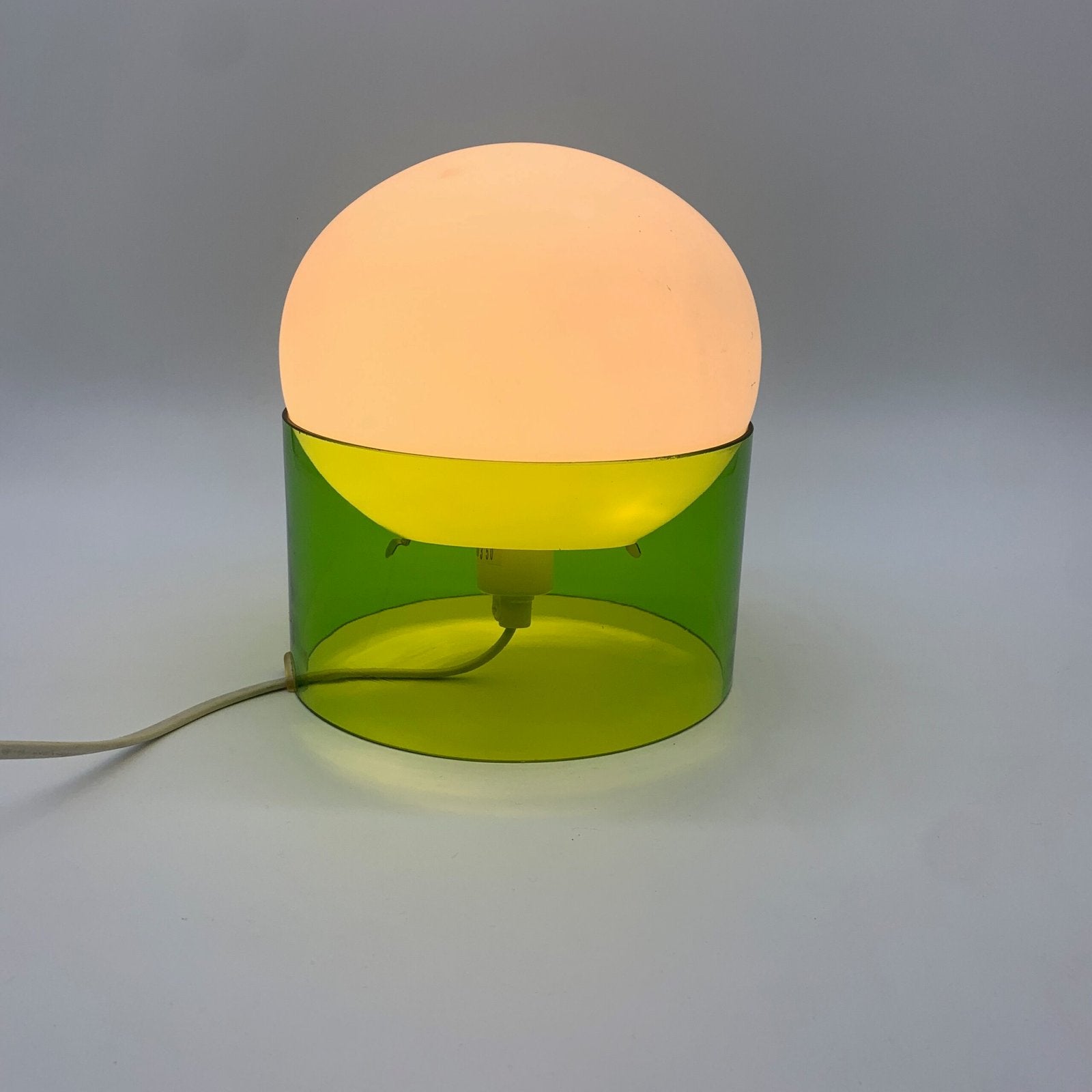 LAMPE GLOBE SPACE AGE VERTE, IKEA, 1990