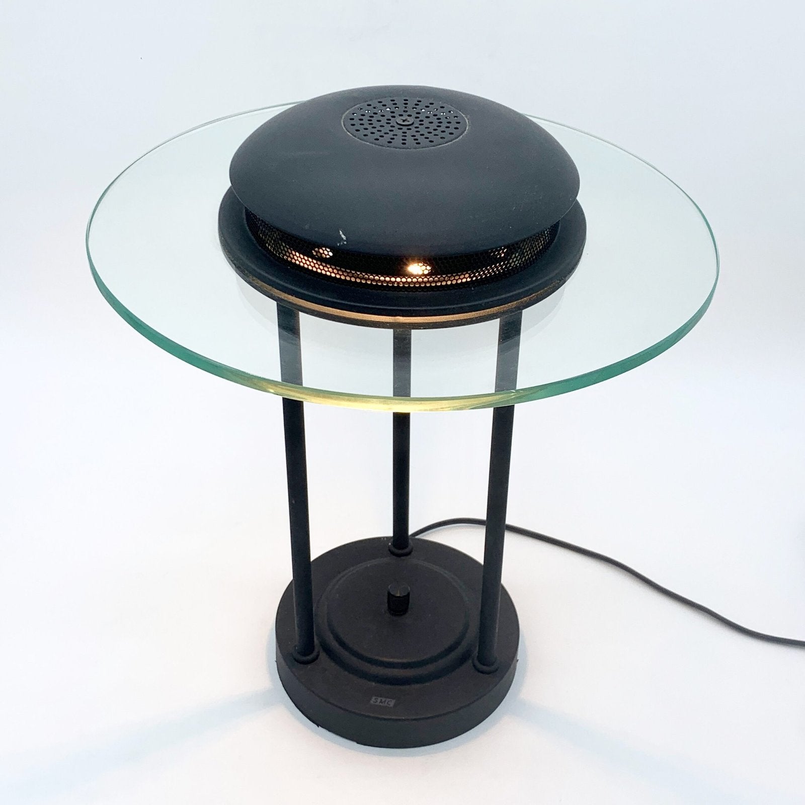 LAMPE "SATURNE" PAR ROBERT SONNEMAN, 1980s