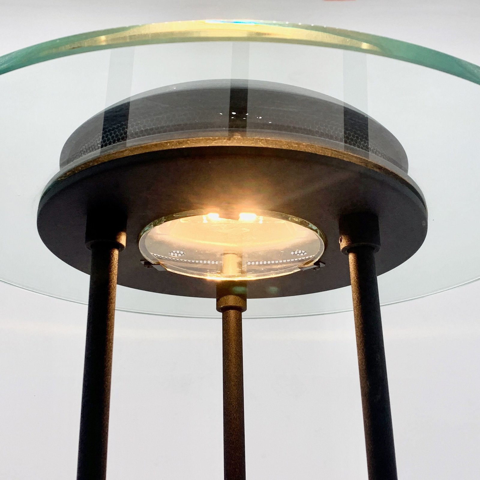 LAMPE "SATURNE" PAR ROBERT SONNEMAN, 1980s