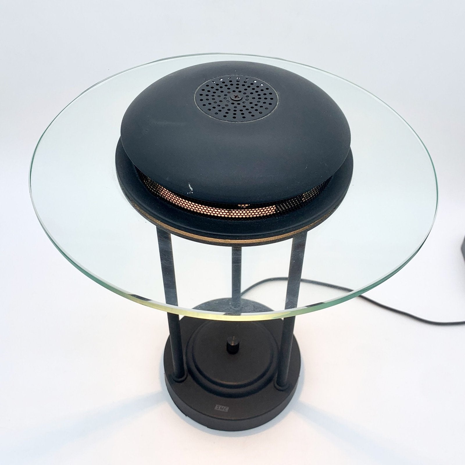 LAMPE "SATURNE" PAR ROBERT SONNEMAN, 1980s